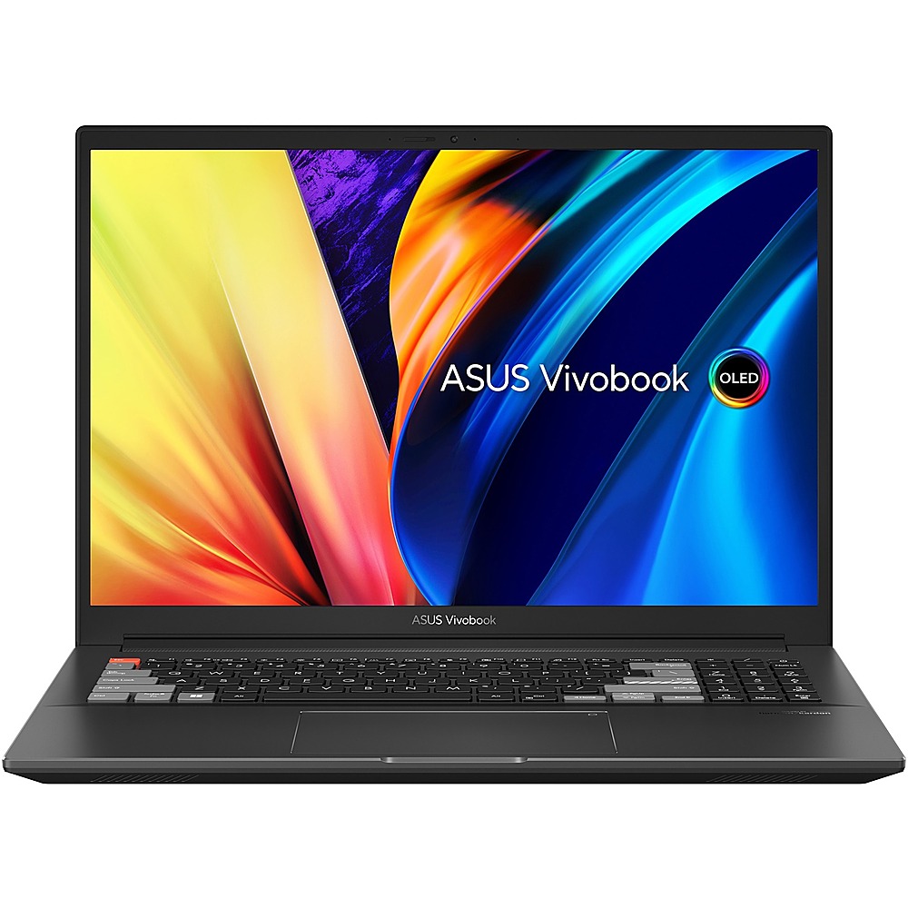 ASUS - Vivobook Pro 16X M7600 16" Laptop - AMD Ryzen 9 - 32GB Memory - NVIDIA GeForce RTX 3050 Ti - 1TB SSD - Black