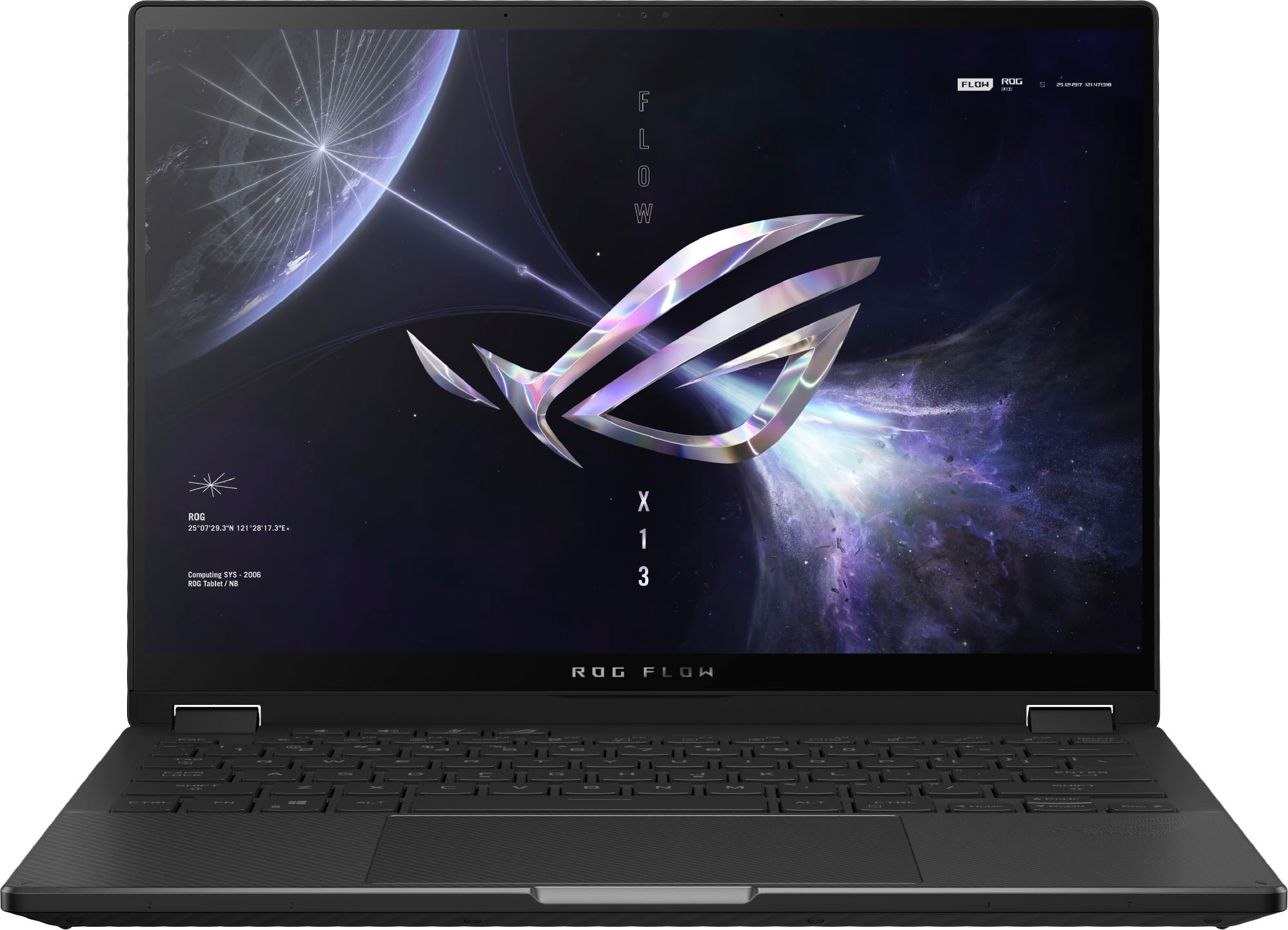 ASUS - ROG 13.4" Touchscreen Gaming Laptop 1920 x 1200 FHD AMD Ryzen 9 with 16GB Memory-NVIDIA GeForce RTX 3050Ti-512GB SSD - Off Black