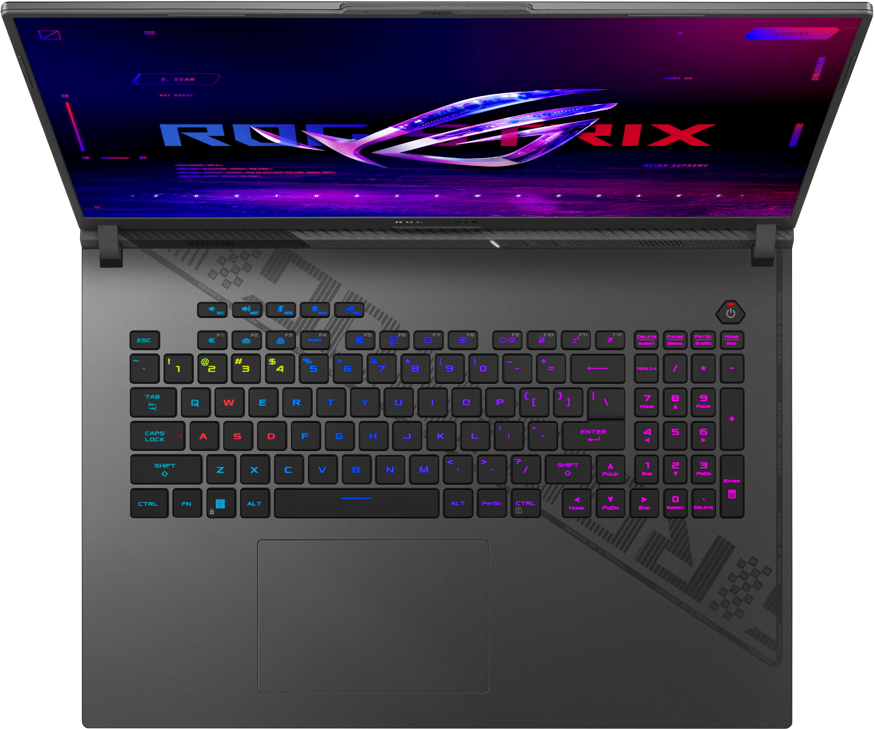ASUS - ROG Strix 18" 240Hz Gaming Laptop QHD - Intel 13th Gen Core i9 with 16GB Memory - NVIDIA GeForce RTX 4080 - 1TB SSD - Eclipse Gray