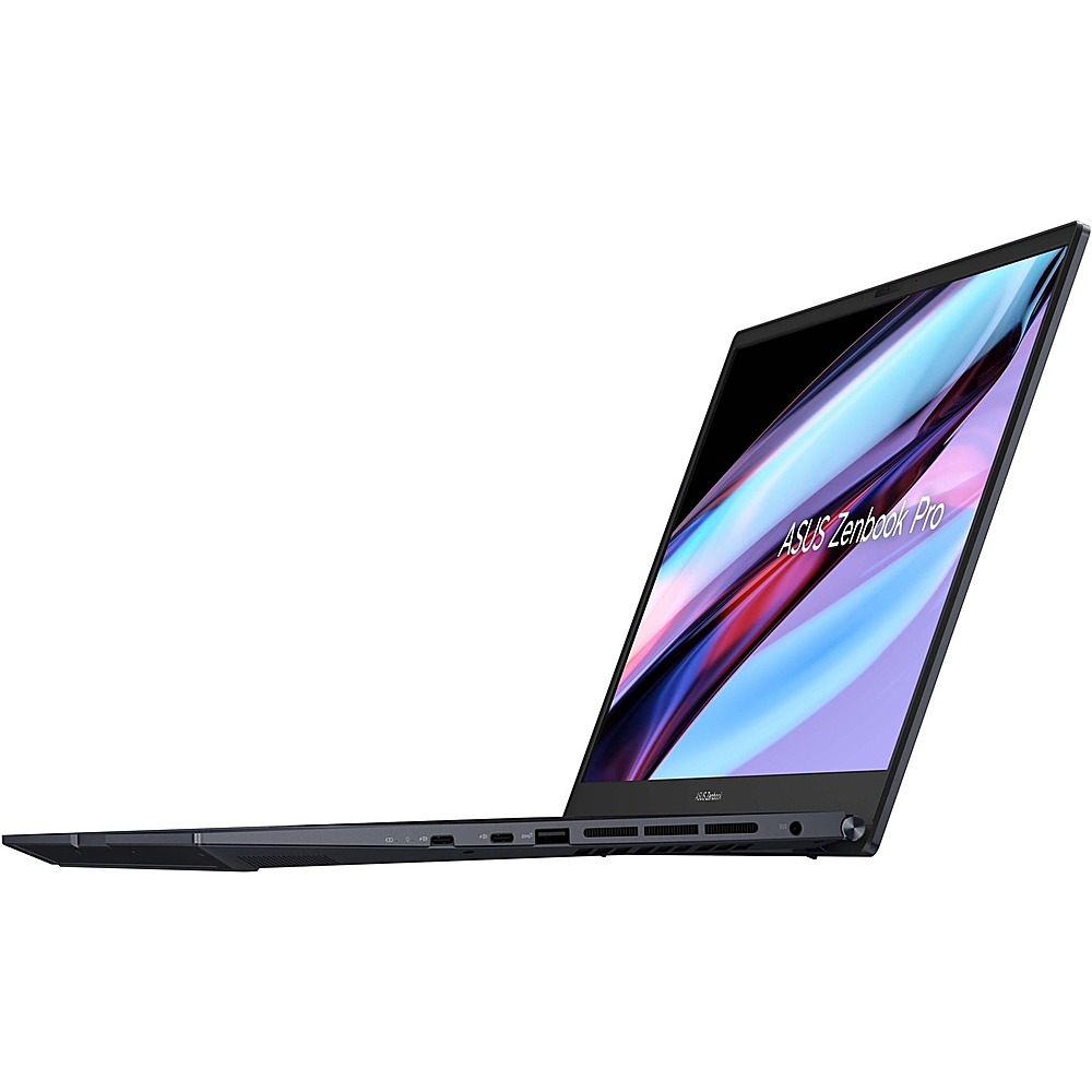 ASUS - Zenbook Pro 17 UM6702 17.3" Touch-Screen Laptop - AMD Ryzen 7 - Memory - NVIDIA GeForce RTX 3050 - 512 GB SSD - Tech Black