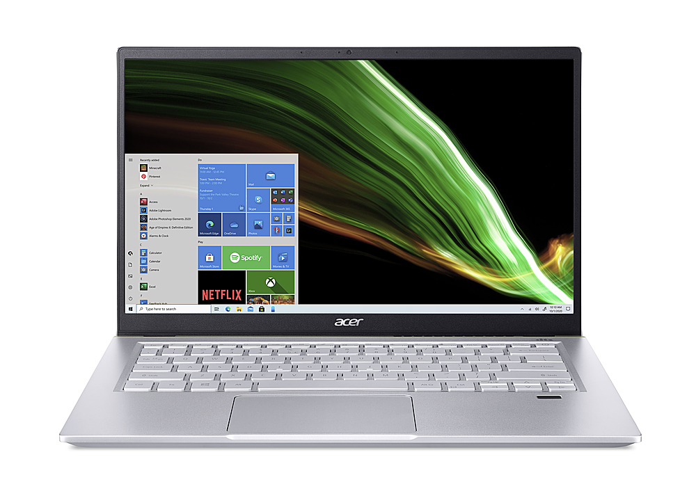 Acer - Swift X SFX14-14" FHD Laptop- AMD Ryzen 5 5600U - NVIDIA GeForce RTX 3050 -8GB LPDDR4X-512GB NVMe SSD - Gold