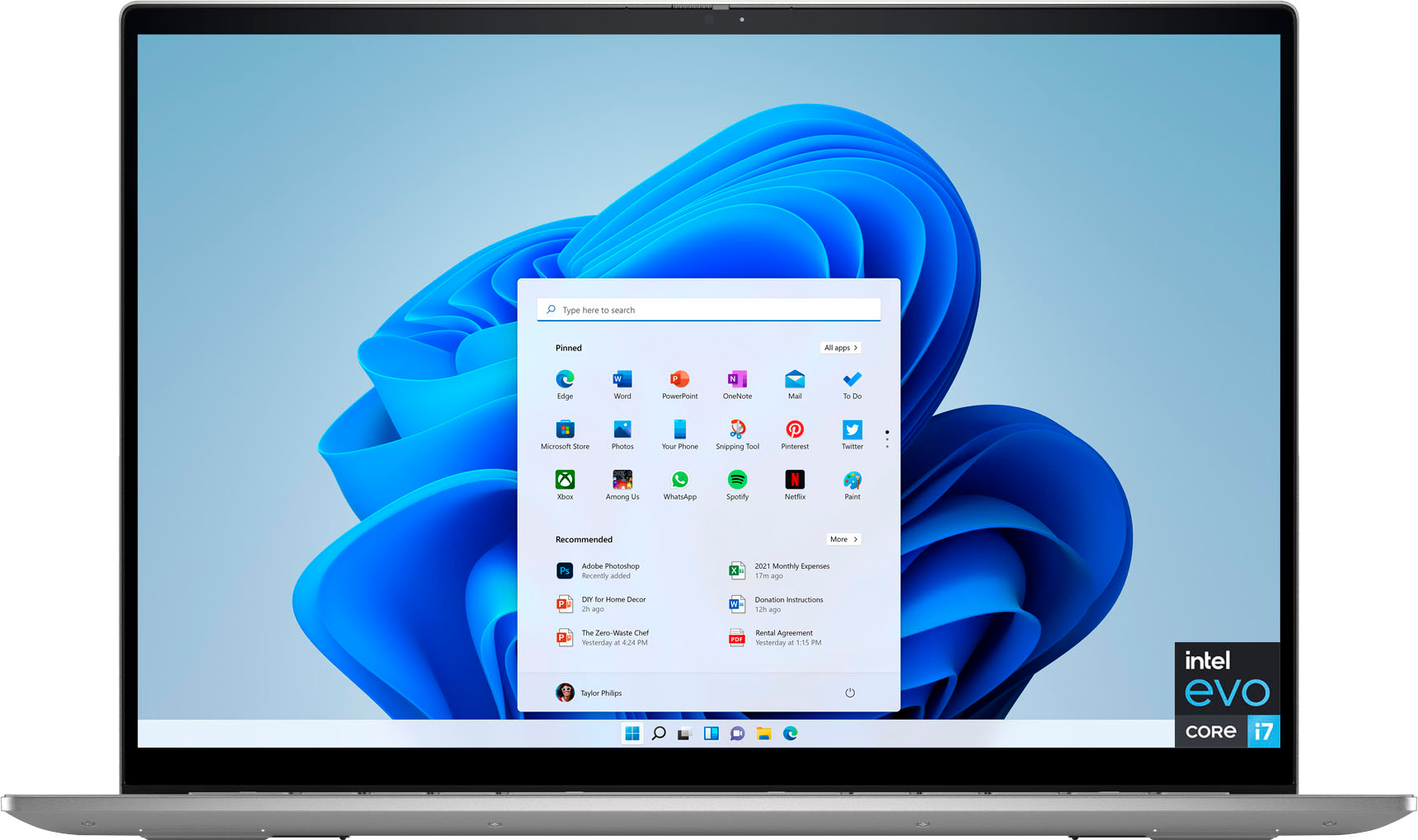 Dell - Inspiron 2-in-1 16” FHD+ Touch Laptop – 12th Gen Intel Evo i7 – 16GB Memory – 512GB SSD - Platinum Silver