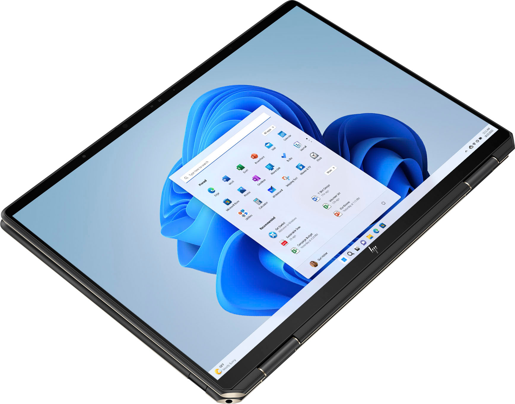 HP - ENVY 2-in-1 15.6" Full HD Touch-Screen Laptop - AMD Ryzen 5 7530U - 8GB Memory - 256GB SSD - Nightfall Black