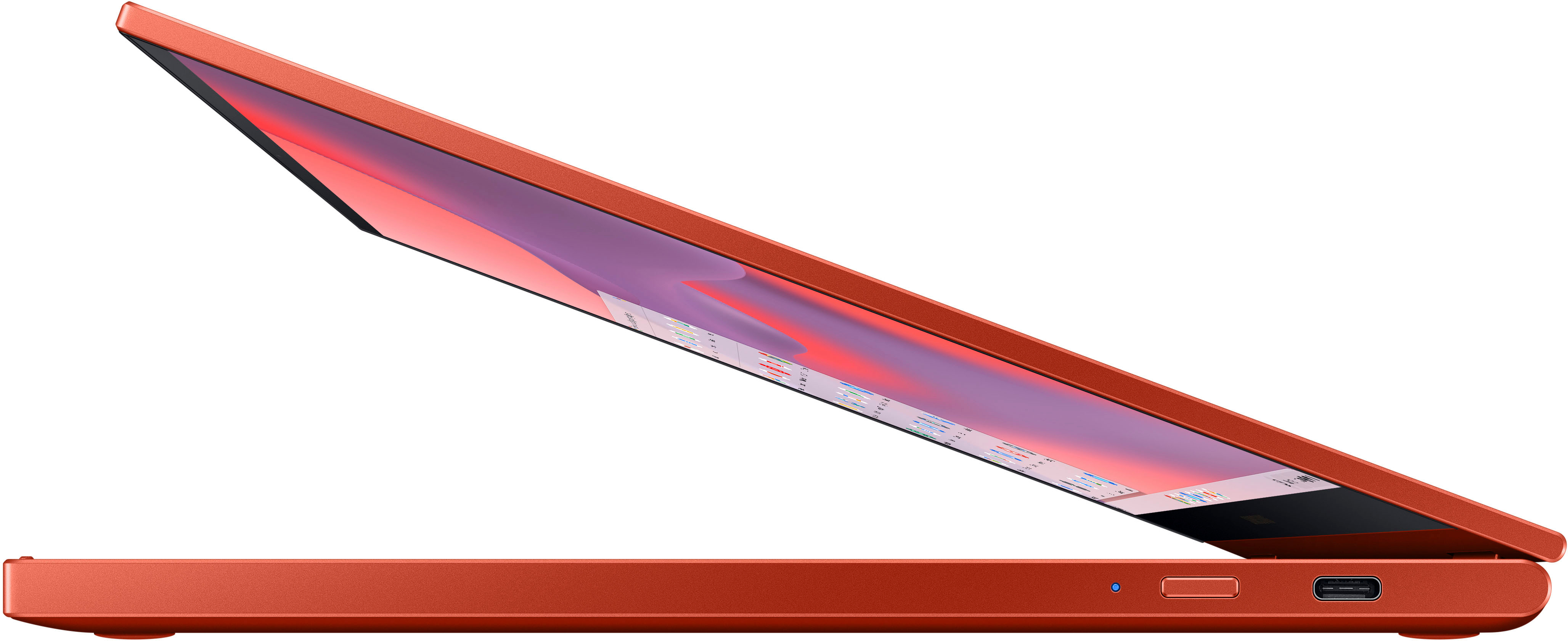 Samsung - Galaxy Chromebook 2 - 13.3" QLED Touch-Screen - Intel Celeron - 4GB Memory - 64GB eMMC - Fiesta Red