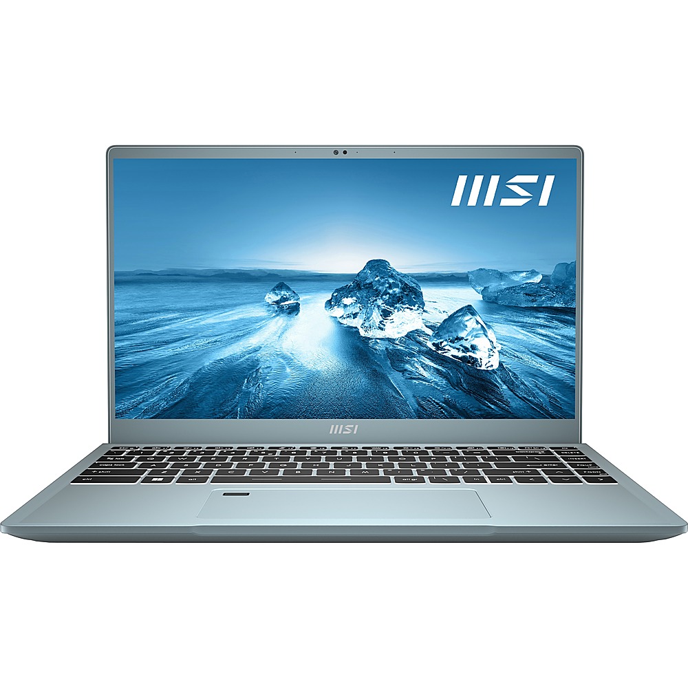 MSI - Prestige 14 14" Laptop - Intel Core i5 - 16 GB Memory - NVIDIA GeForce GTX 1650 - 512 GB SSD - Blue Stone