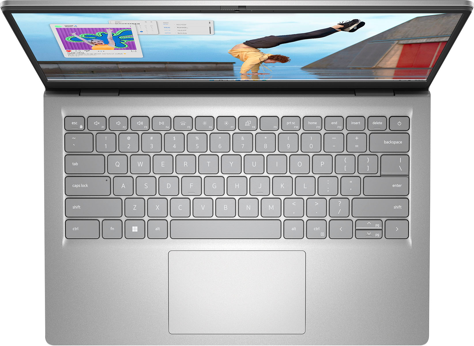 Dell - Inspiron 3420 14" Touch Laptop - Snapdragon 8cx Gen 2 - 8GB Memory - 256GB Solid State Drive - Platinum Silver