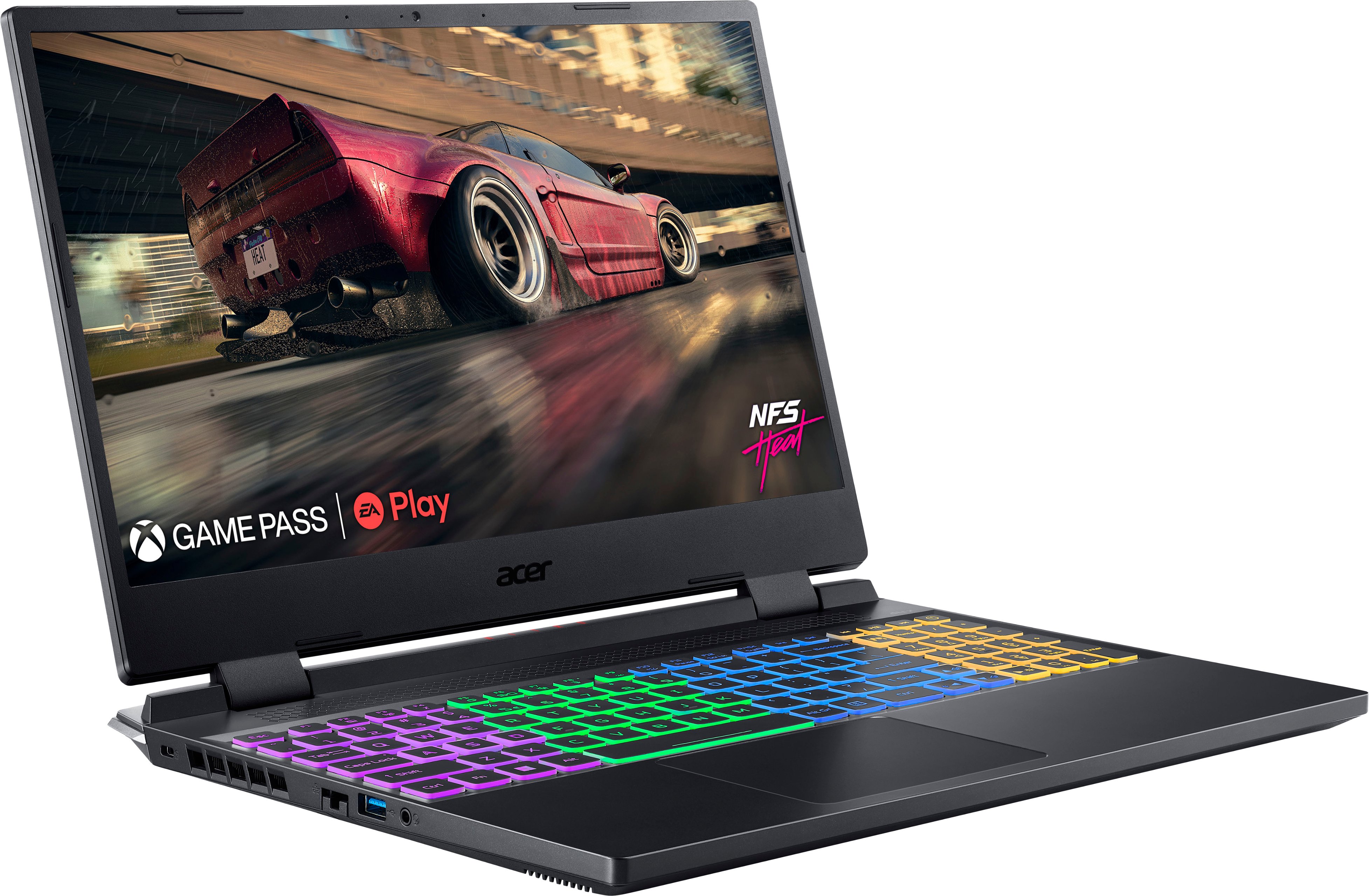 Acer - Nitro5 15.6"Gaming Laptop 2560 x 1440 QHD-FreeSyncPremium-Ryzen7 6800H-NVIDIA GeForce RTX 3070 Ti with 16GB DDR5-1TB SSD - Black
