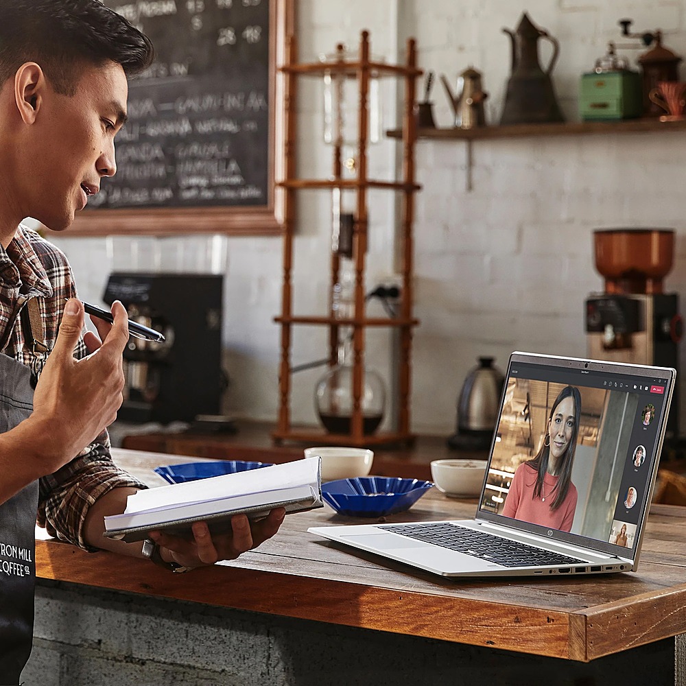 HP - ProBook 455 G9 15.6" Laptop - AMD Ryzen 5 - Memory - 256 GB SSD - Silver