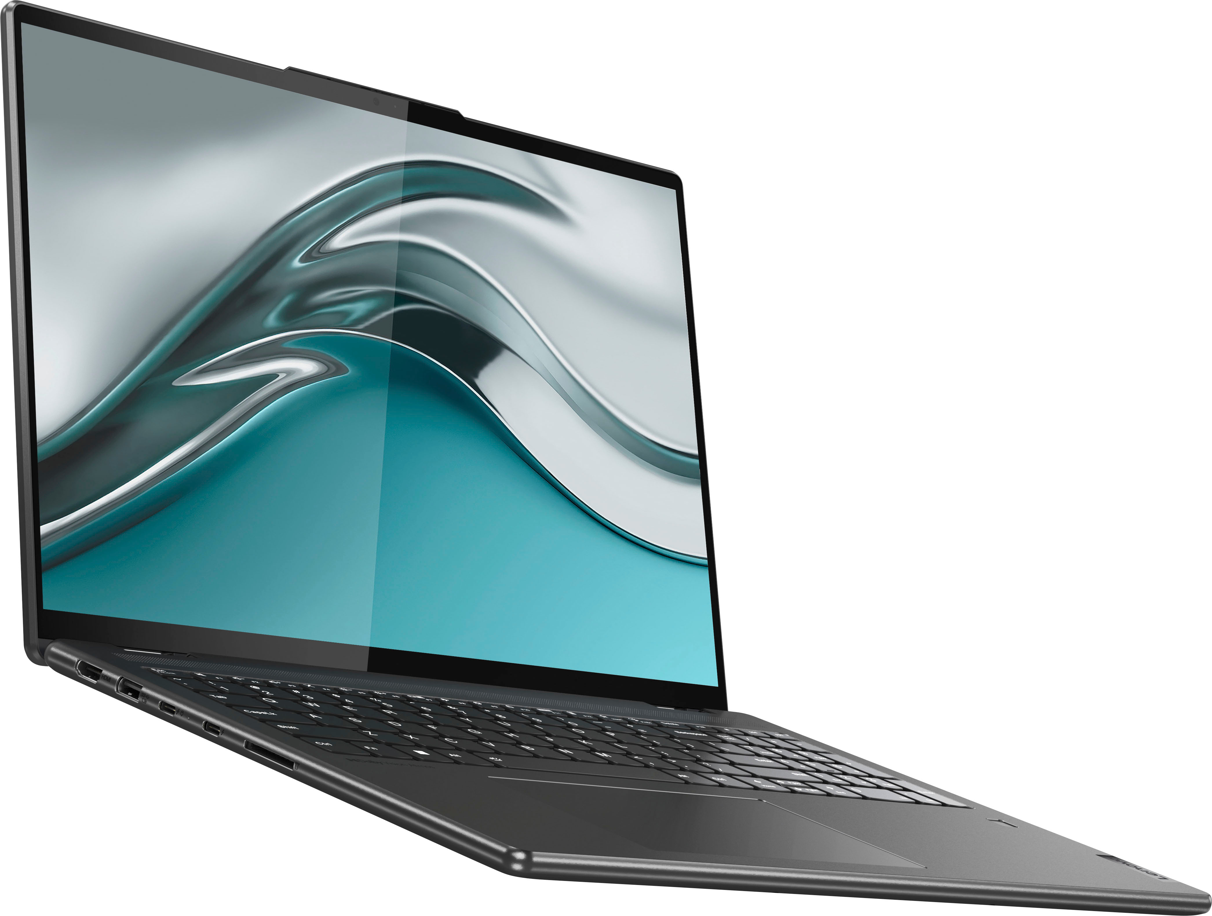 Lenovo - Yoga 7i 16" 2.5K Touch 2-in-1 Laptop - Intel Evo Platform - Core i5-1240P - 8GB Memory - 256GB SSD - Storm Grey