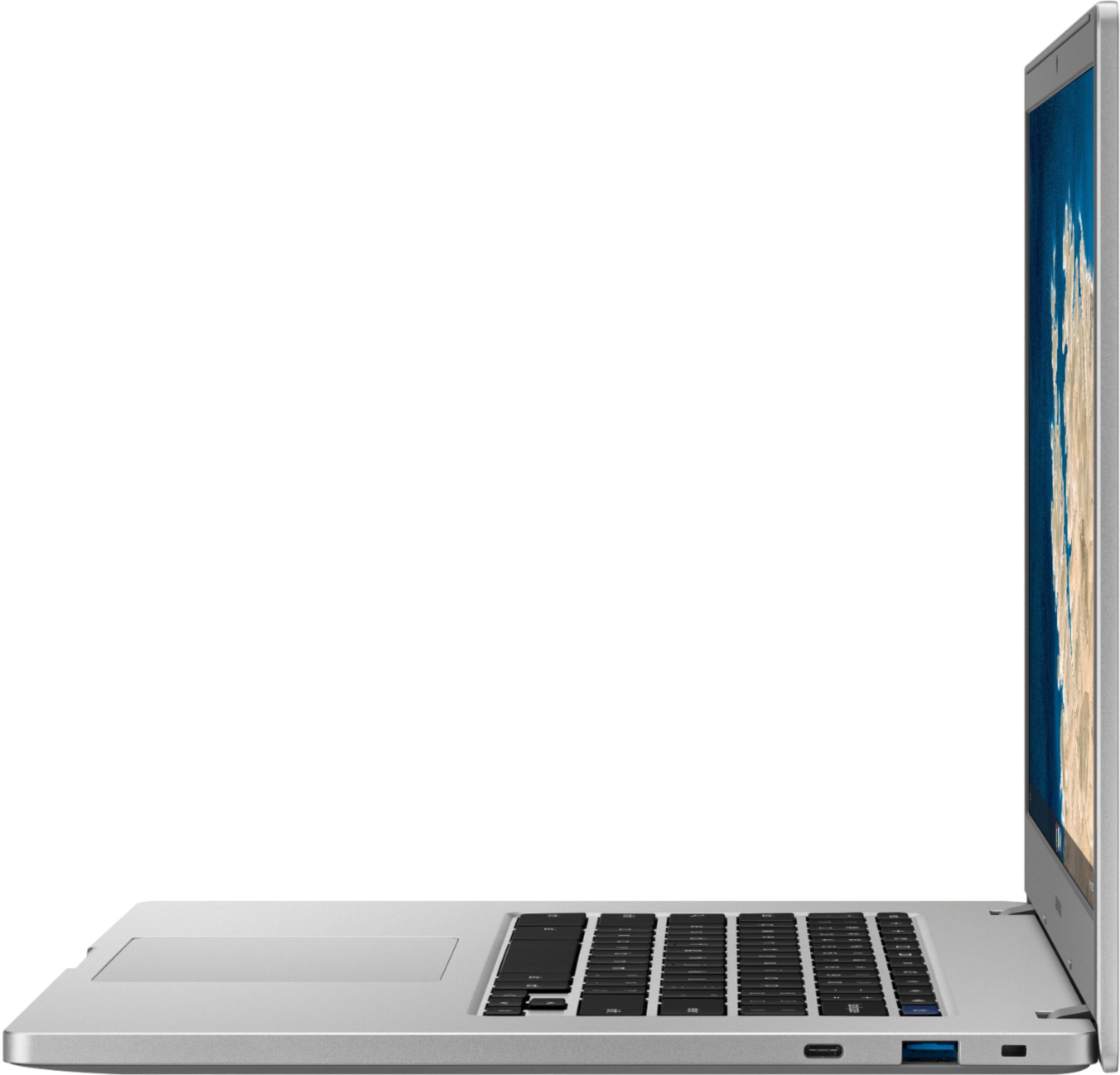 Samsung - 15.6" Chromebook - Intel Celeron - 4GB Memory - 32GB eMMC Flash Memory - Platinum Titan