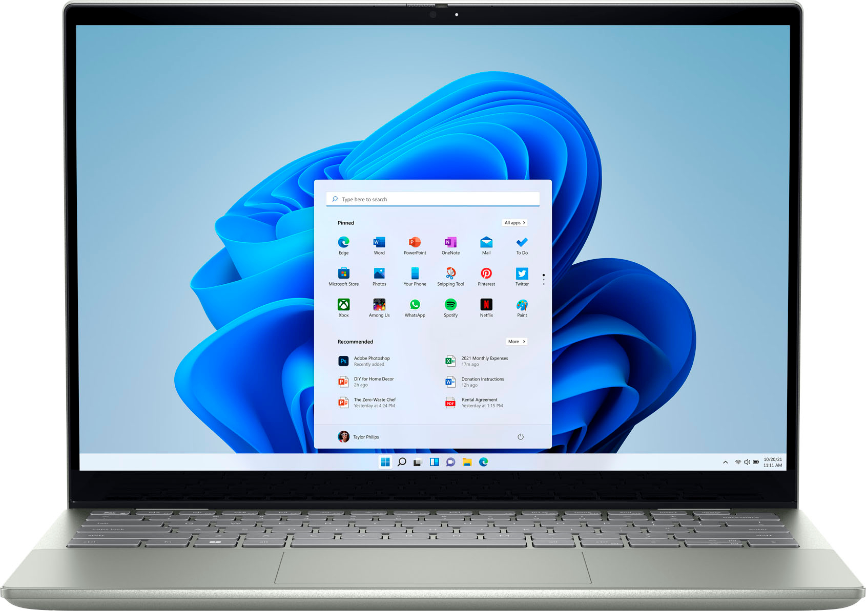 Dell - Inspiron 2-in-1 14” FHD+ Touch Laptop – AMD Ryzen 5 – 8GB Memory – 512GB SSD - Pebble Green