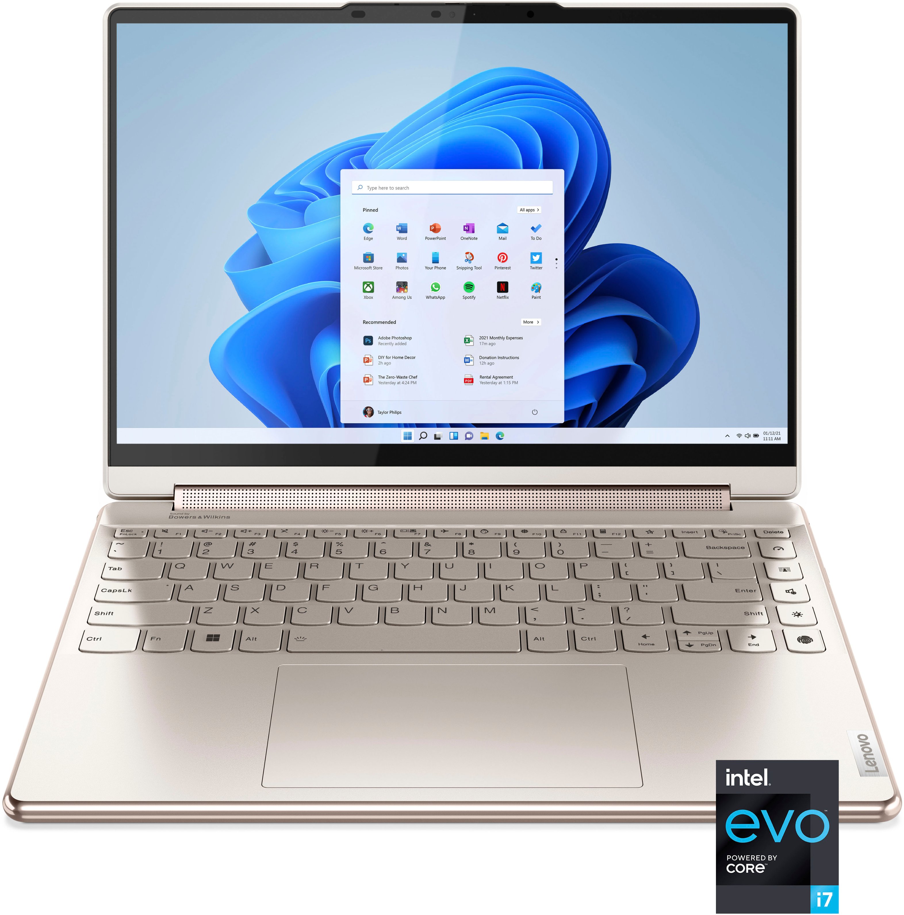 Lenovo - Yoga 9i 14" 2.8K OLED Touch 2-in-1 Laptop with Pen - Intel Evo Platform - Core i7-1260P - 16GB Memory - 512GB SSD - Oatmeal