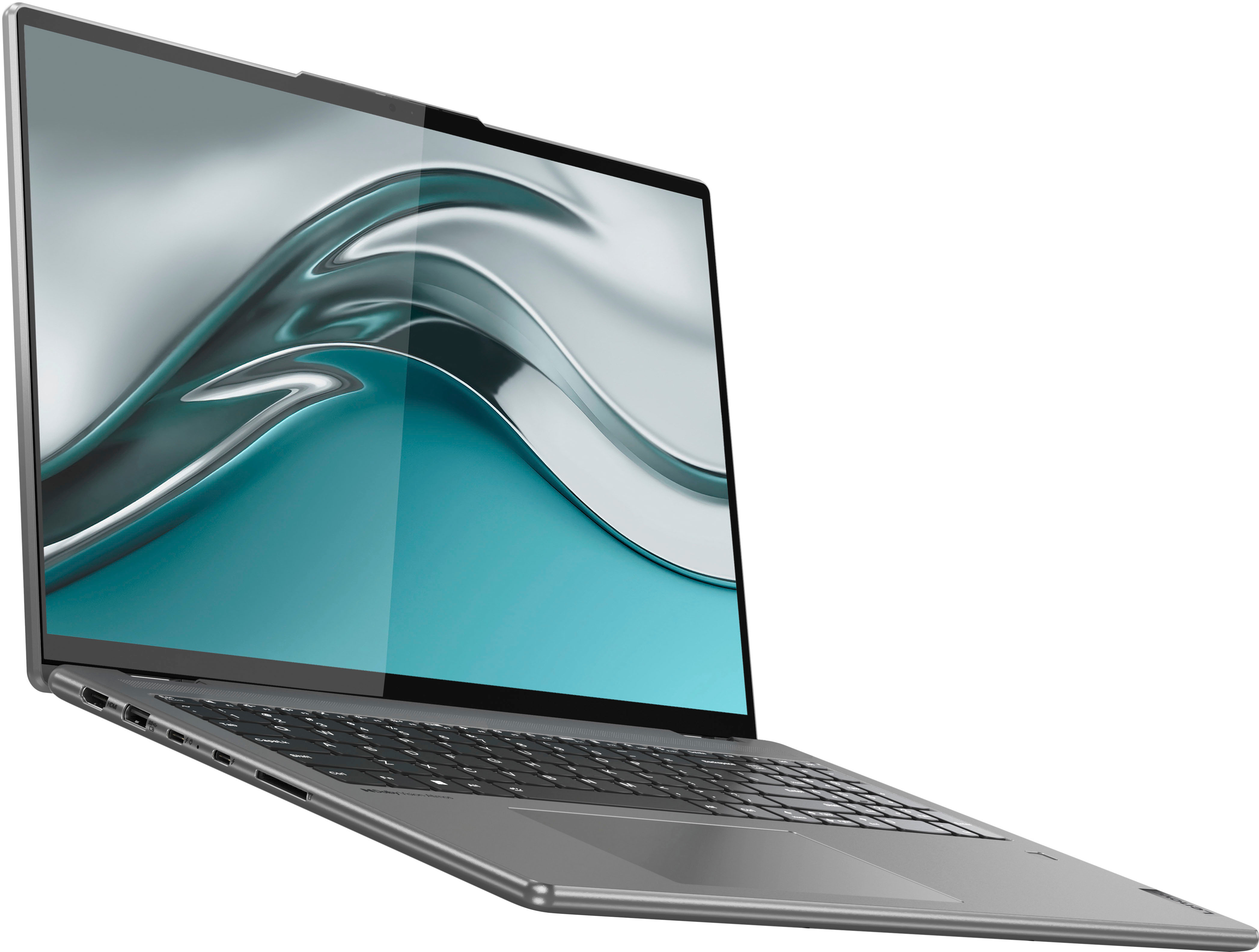 Lenovo - Yoga 7i 16" 2.5K Touch 2-in-1 Laptop - Intel Evo Platform - Core i7-1260P - 16GB Memory - 512GB SSD - Arctic Grey