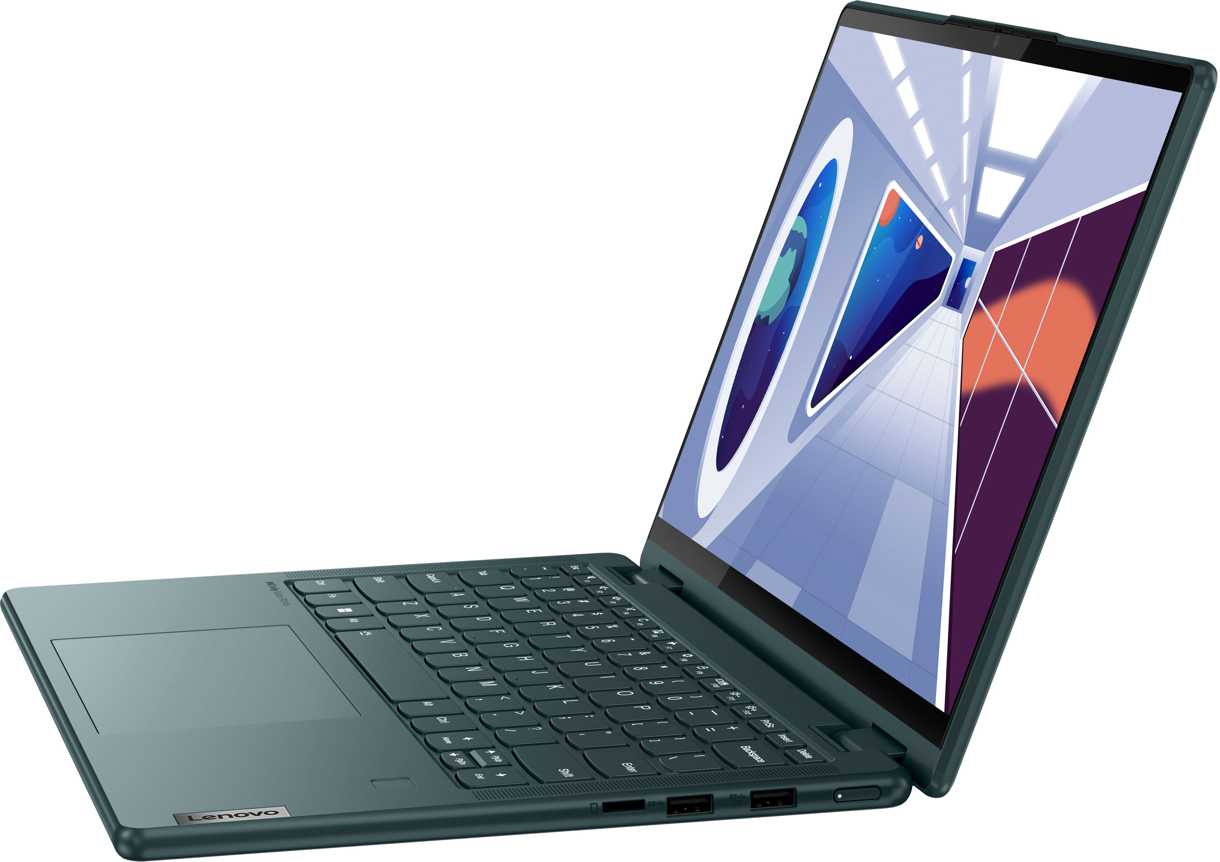 Lenovo - Yoga 6 2-in-1 13.3" WUXGA (1920 x 1200) Touch Laptop -Ryzen 7 7730U with 16GB Memory - 512GB SSD - Dark Teal