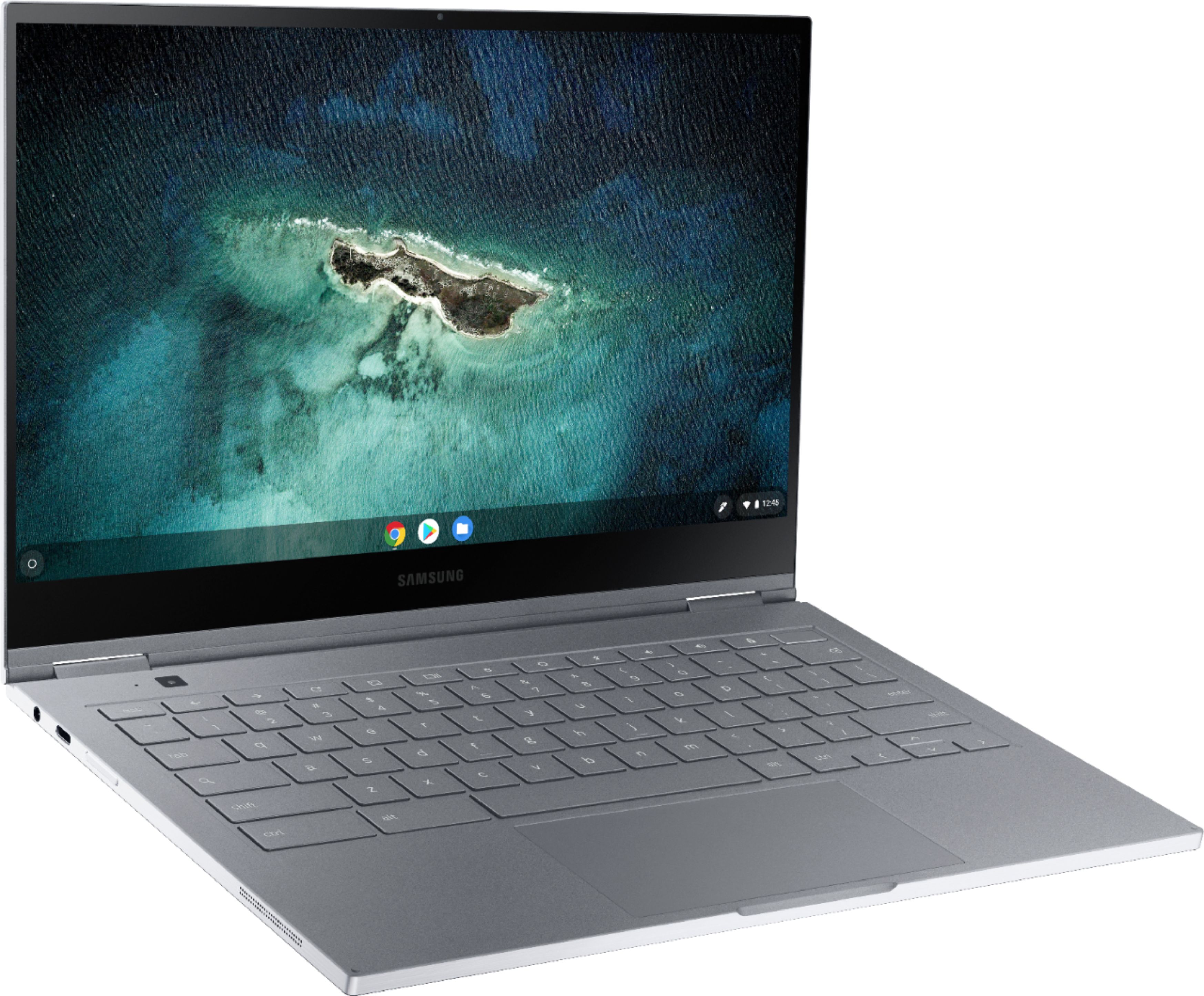 Samsung - Galaxy 13.3" 4K Ultra HD Touch-Screen Chromebook - Intel Core i5 - 8GB Memory - 256GB SSD - Mercury Gray