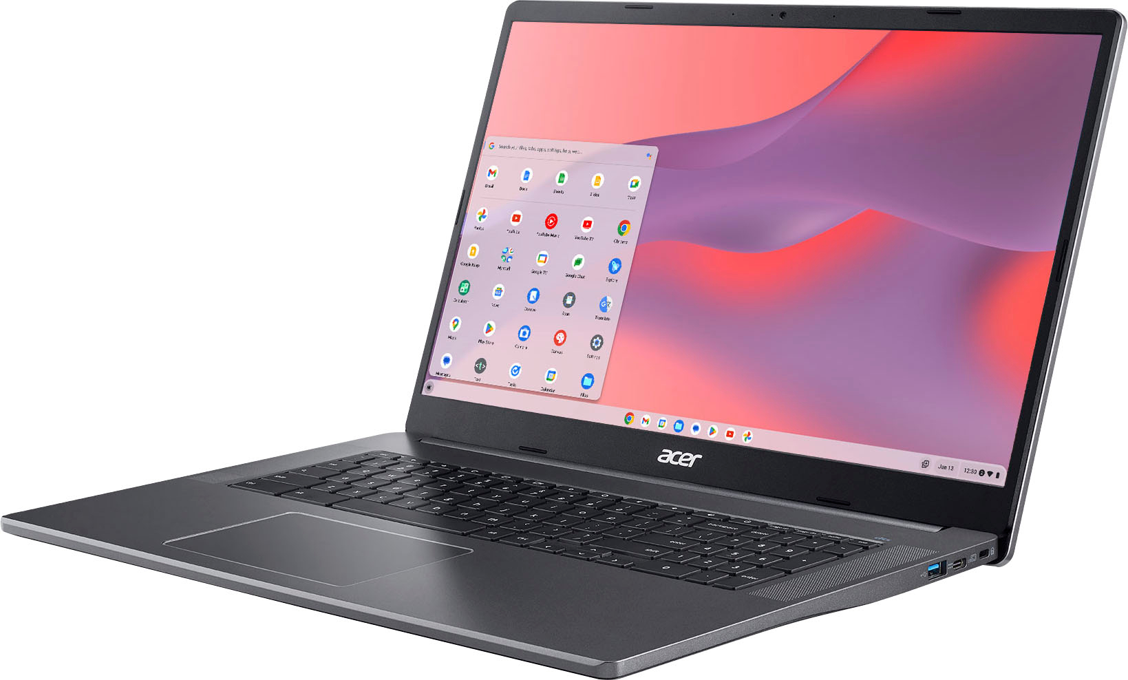 Acer - Chromebook 317 Laptop–17.3 FHD IPS Touch Display–Intel Pentium Silver N6000 Processor–8GB LPDDR4X–64GB eMMC– WiFi6