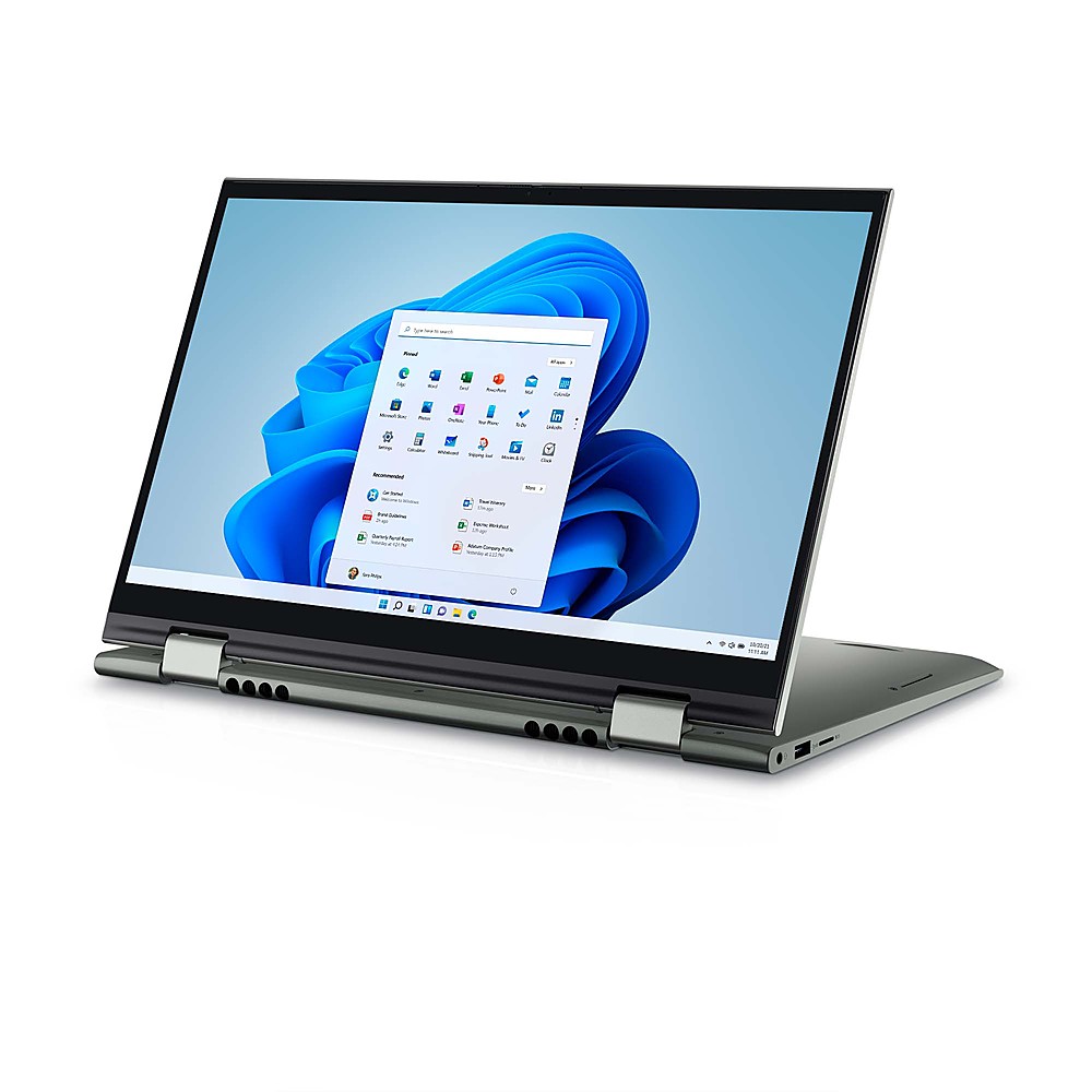 Dell - Inspiron 7415 14" FHD 2-in-1 Touch-Screen Laptop - AMD Ryzen 5 - 8GB Memory - AMD Radeon UMA - 256GB SSD - Green