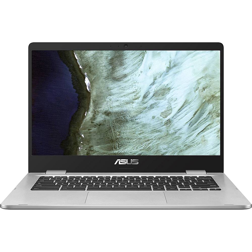 ASUS - 14" Chromebook - Intel Celeron - 4GB Memory - 32GB eMMC Flash Memory - Silver