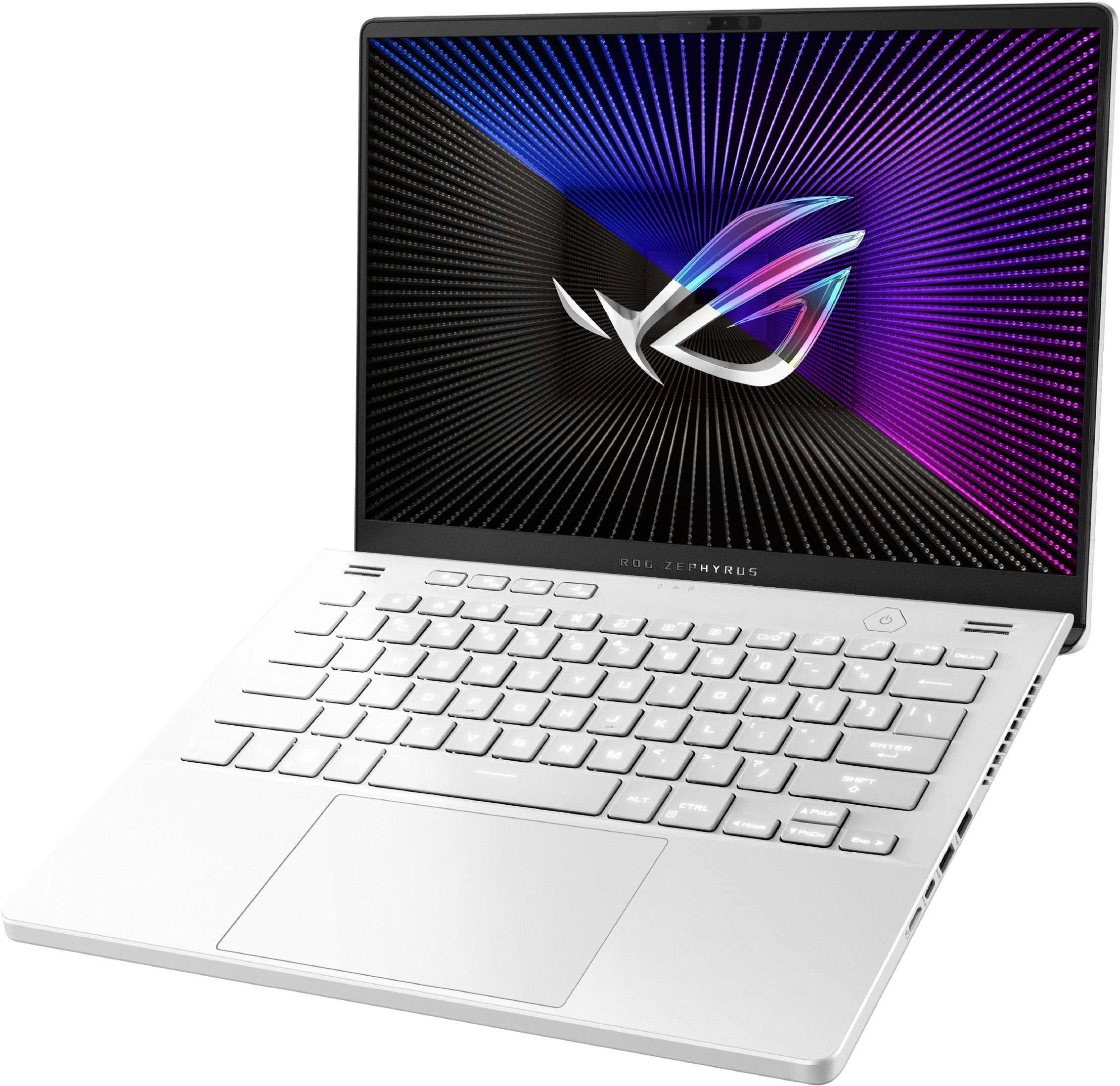 ASUS - ROG 14”165Hz Gaming Laptop QHD – AMD Ryzen 9 7940HS with 16GB DDR5 Memory – NVIDIA RTX 4070 8G GDDR6 – 1TB PCIe 4.0 SSD - Moonlight White