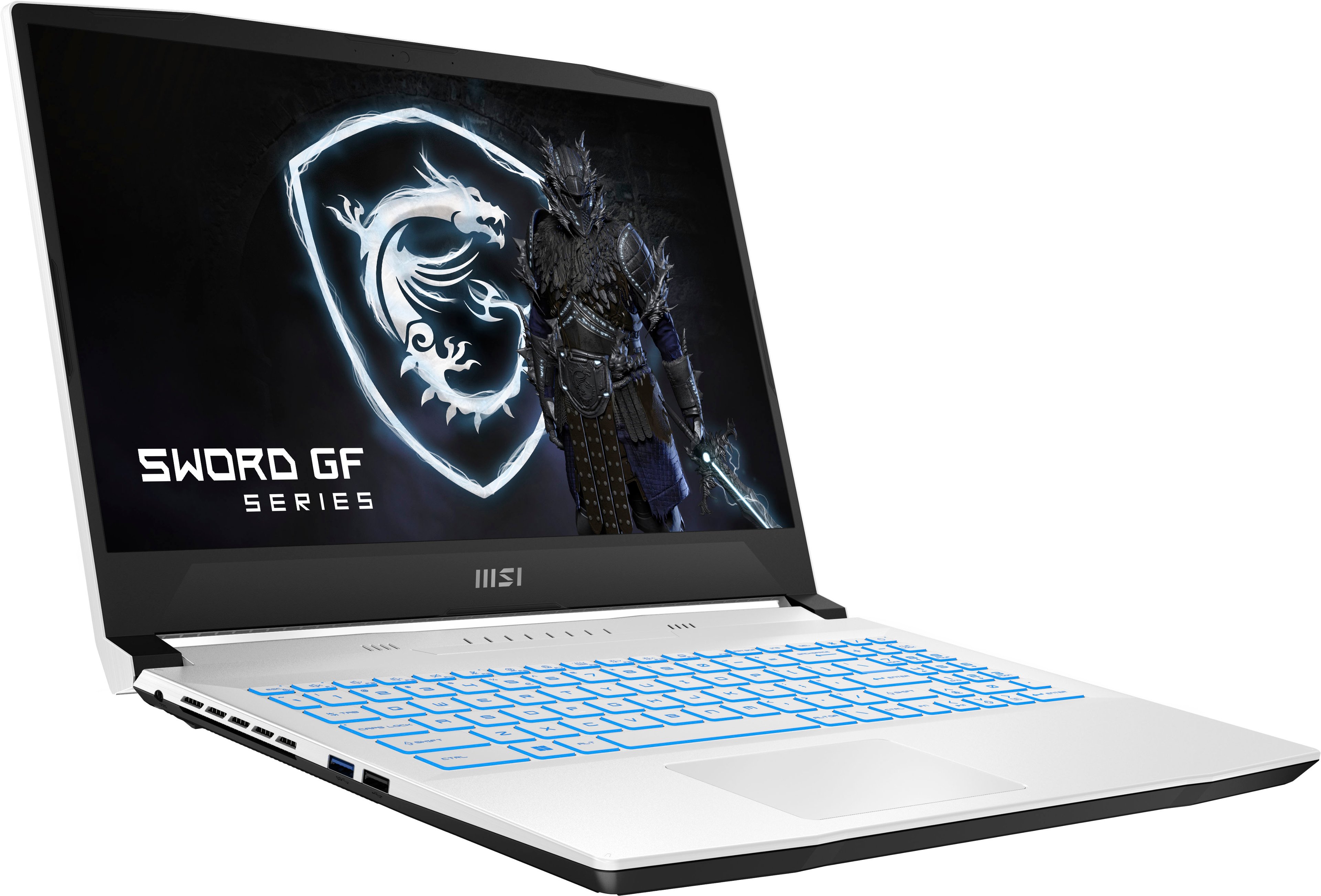 MSI - Sword 15.6" 144hz Gaming Laptop - Intel Core i7 - NVIDIA GeForce RTX 3070Ti - 1TB SSD - 16GB Memory - White