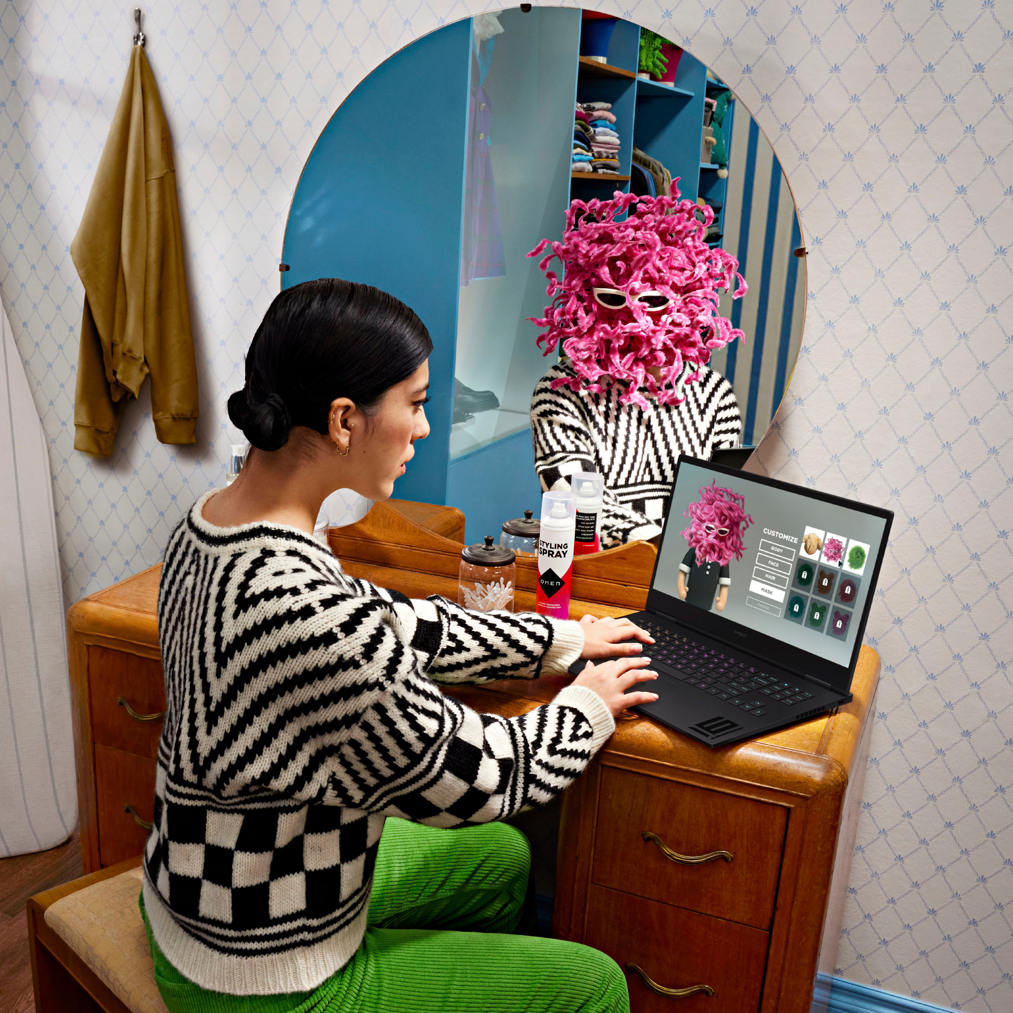 HP OMEN - 16" 165Hz Full HD Gaming Laptop - AMD Ryzen 9-7940HS - 16GB Memory - NVIDIA GeForce RTX 4070 - 512GB SSD - Shadow Black