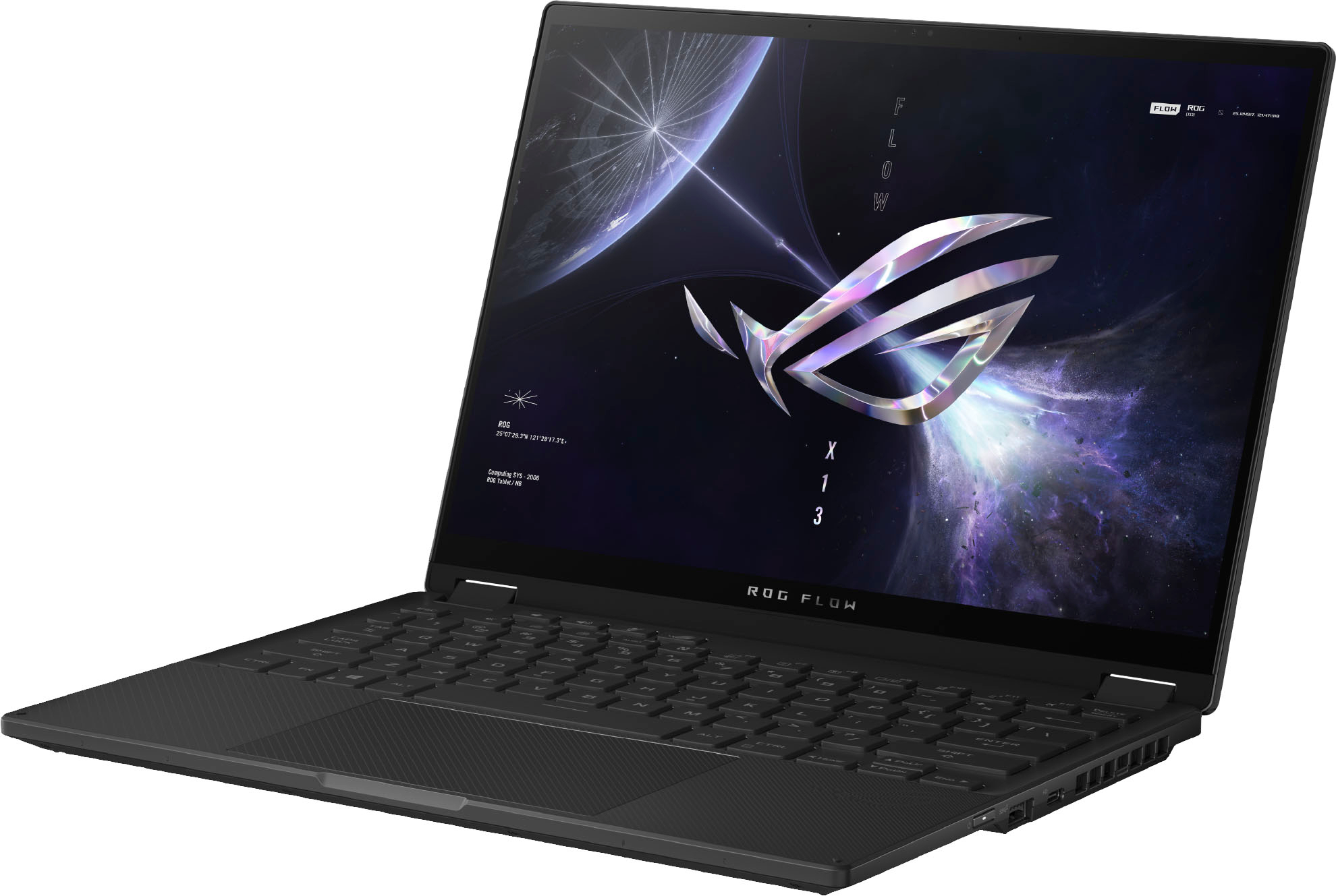 ASUS - ROG 13.4" Touchscreen Gaming Laptop 1920 x 1200 FHD AMD Ryzen 9 with 16GB Memory-NVIDIA GeForce RTX 3050Ti-512GB SSD - Off Black
