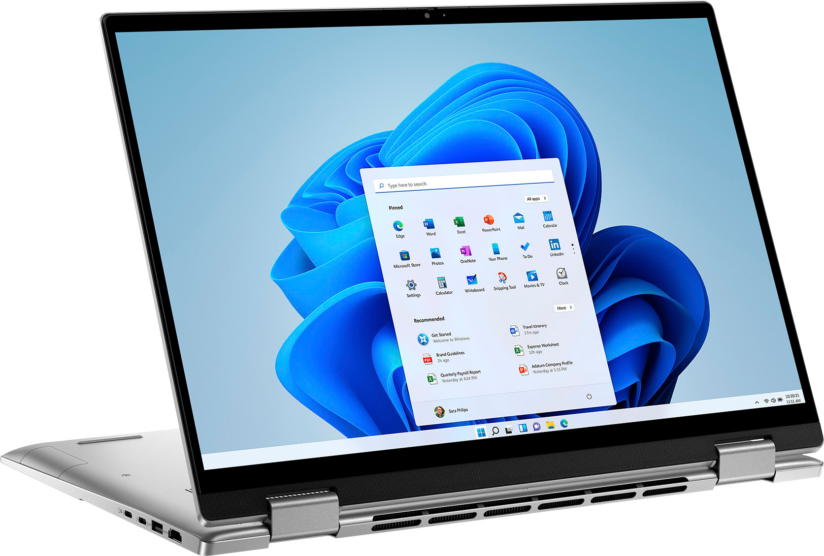 Dell - Inspiron 16.0" 2-in-1 Touch Laptop -13th Gen Intel Evo i7 - 16GB Memory - 1TB SSD - Platinum Silver