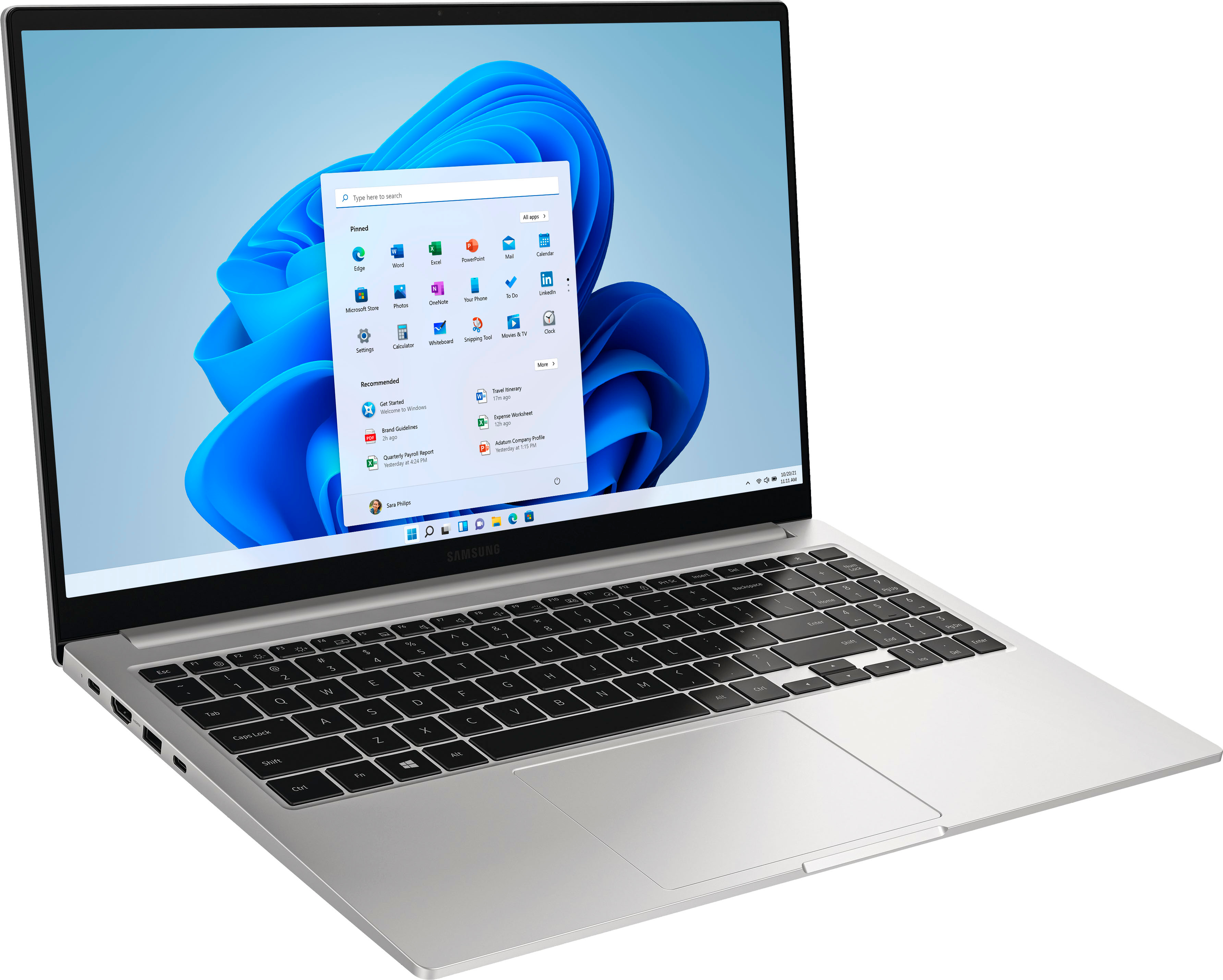 Samsung - Galaxy Book 15.6" LED Touch Screen - Intel Core i7-1165G7 -16GB Memory-  512GB SSD - Mystic Silver