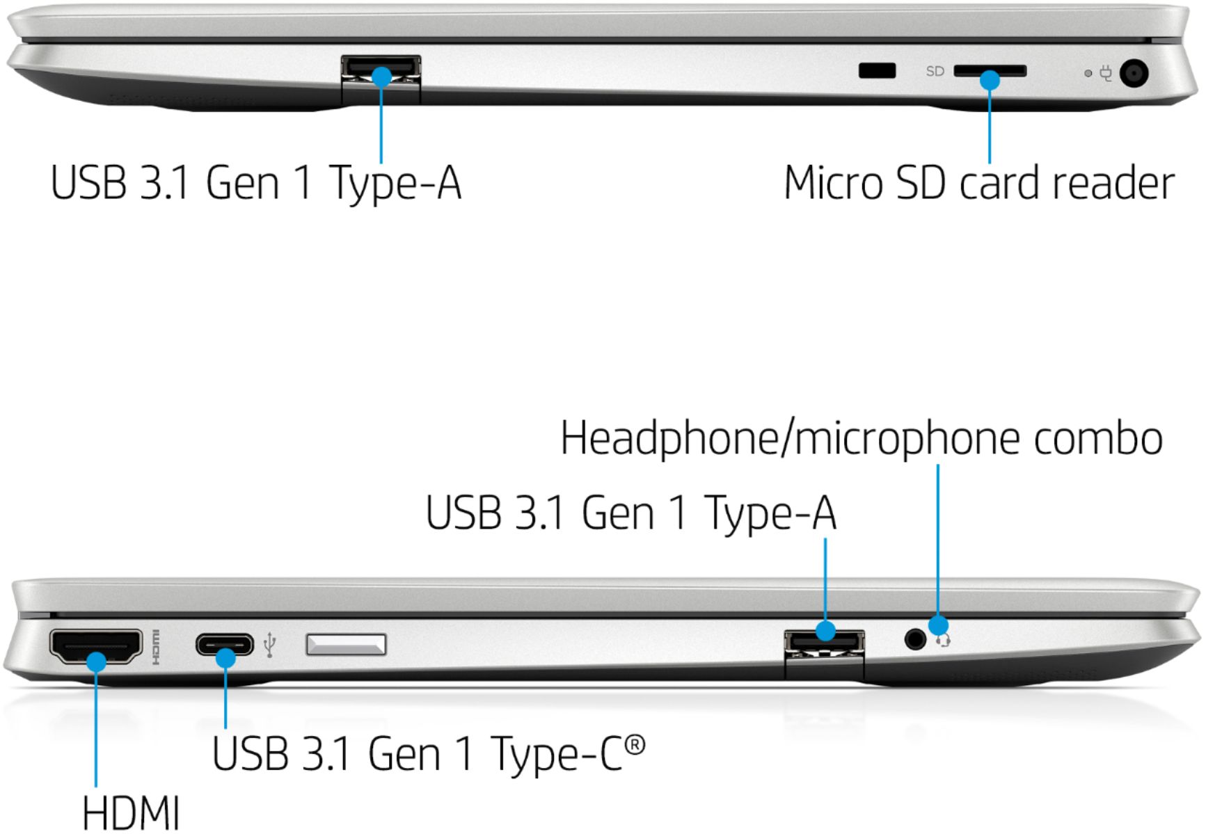 HP - Pavilion x360 2-in-1  11.6"  Touch-Screen Laptop - Intel Pentium Silver - 4GB Memory - 128 SSD - Natural Silver