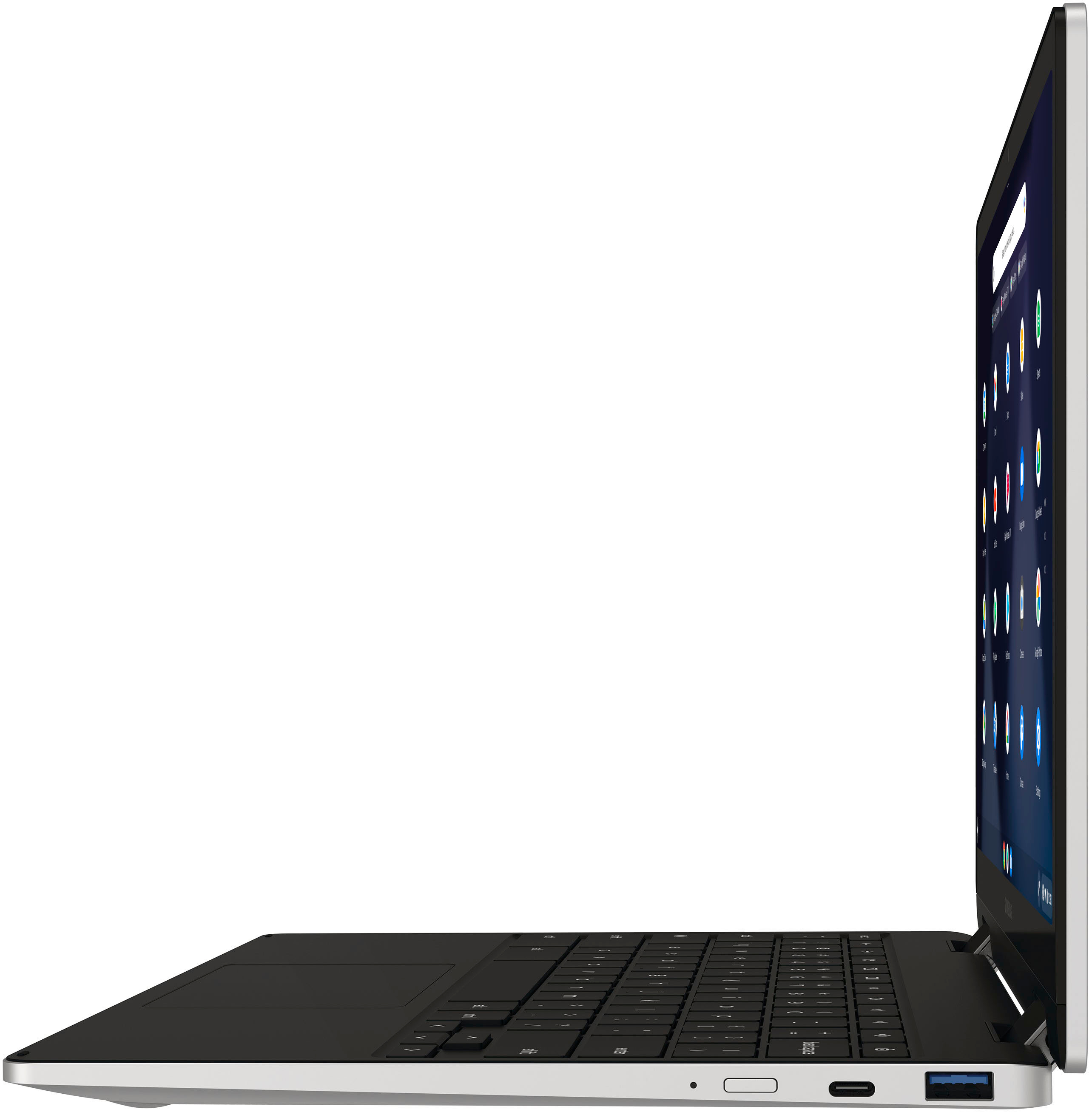 Samsung - Galaxy Chromebook 2 360 12.4" LED 2-in-1 Touch Screen Laptop - Intel Celeron- 4GB Memory -Intel UHD Graphics- 128GB - Silver