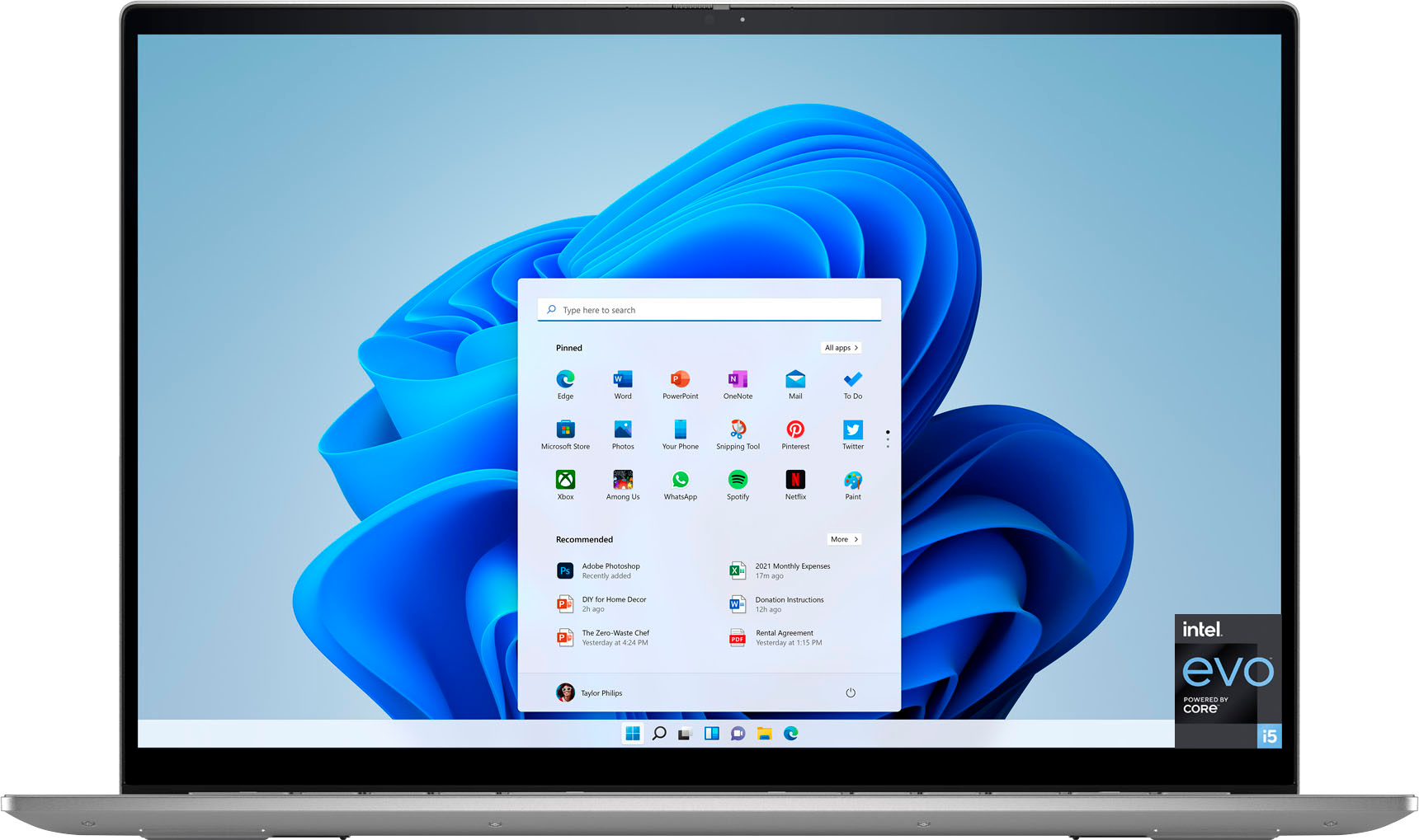 Dell - Inspiron 2-in-1 16” FHD+ Touch Laptop – 12th Gen Intel Evo i5 – 8GB Memory – 512GB SSD - Platinum Silver