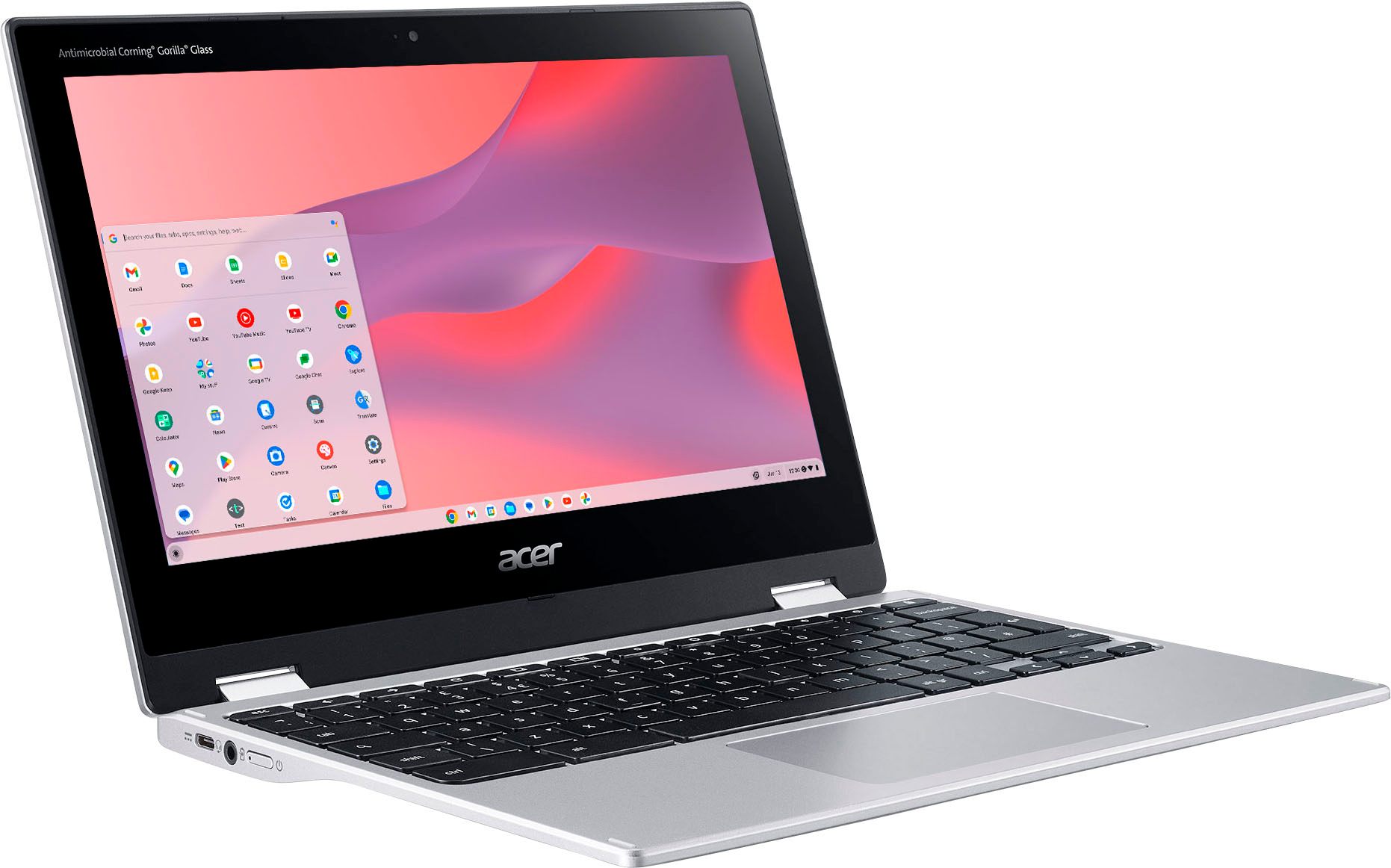 Acer - Chromebook Spin 311 – 11.6" 2-in-1 Touch Screen Laptop - MediaTek Kompanio 500 MT8183C – 4GB LPDDR4X – 64GB eMMC - Pure Silver