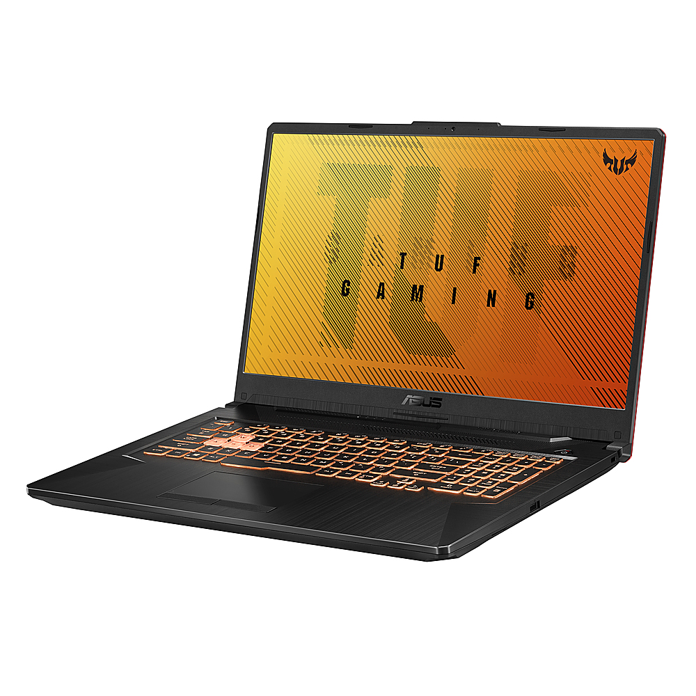 ASUS - TUF Gaming 17.3" Gaming Laptop FHD - AMD Ryzen 5 with 8GB Memory - NVIDIA GeForce GTX 1650 - 512GB SSD - Bonfire Black