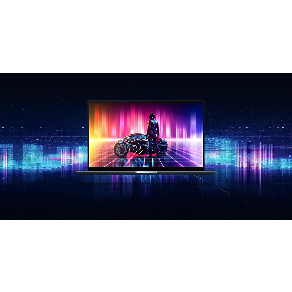 ASUS - ZenBook Pro 15.6" Touch-Screen Laptop - AMD Ryzen 9 - 16 GB Memory - NVIDIA GeForce RTX 3050 Ti - Pine Gray