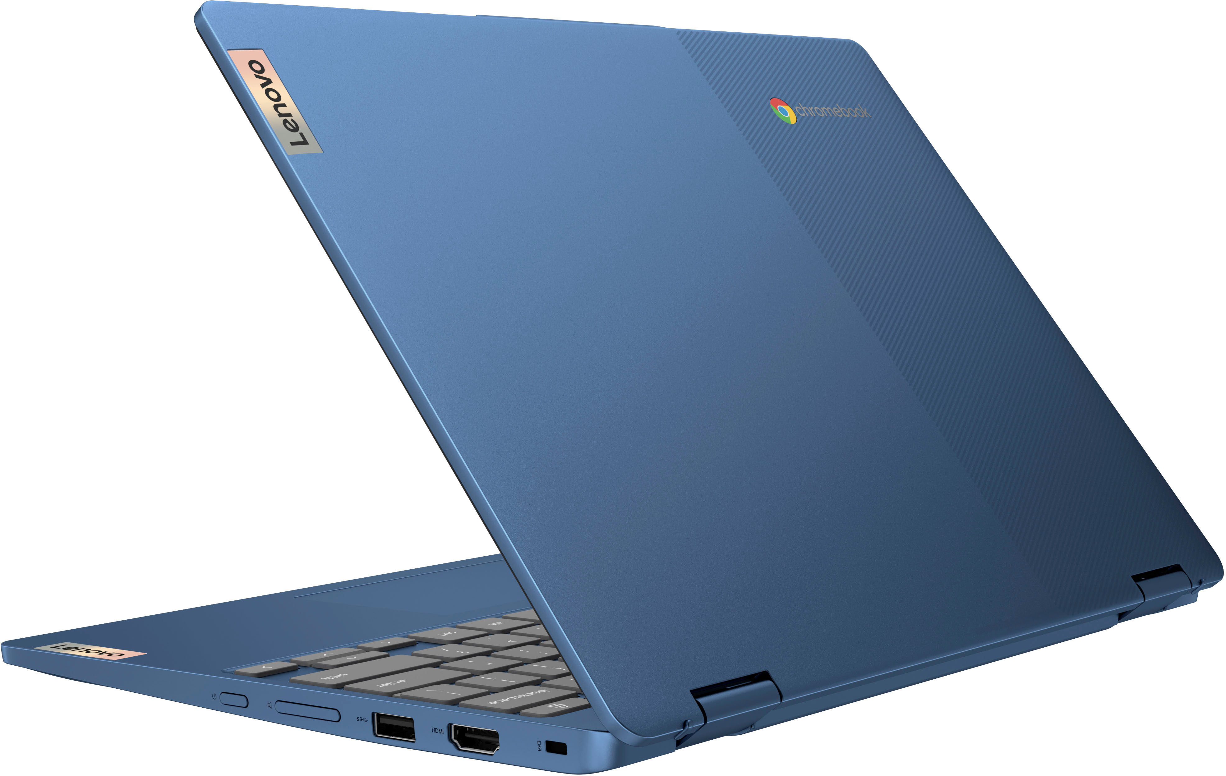Lenovo - Flex 3i 12.2" WUXGA Touch-Screen Chromebook Laptop - Intel N100 with 4GB Memory - 64GB eMMC - Abyss Blue
