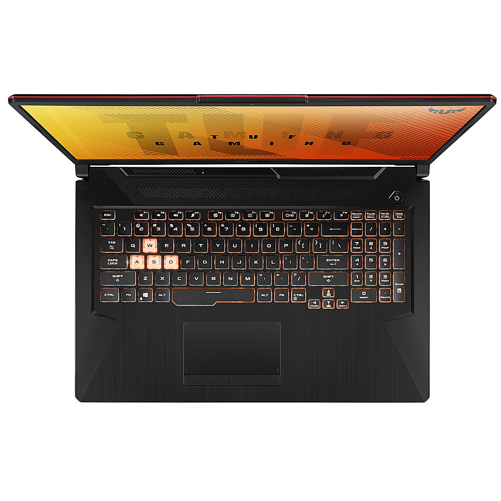 ASUS - TUF Gaming 17.3" Gaming Laptop FHD - AMD Ryzen 5 with 8GB Memory - NVIDIA GeForce GTX 1650 - 512GB SSD - Bonfire Black