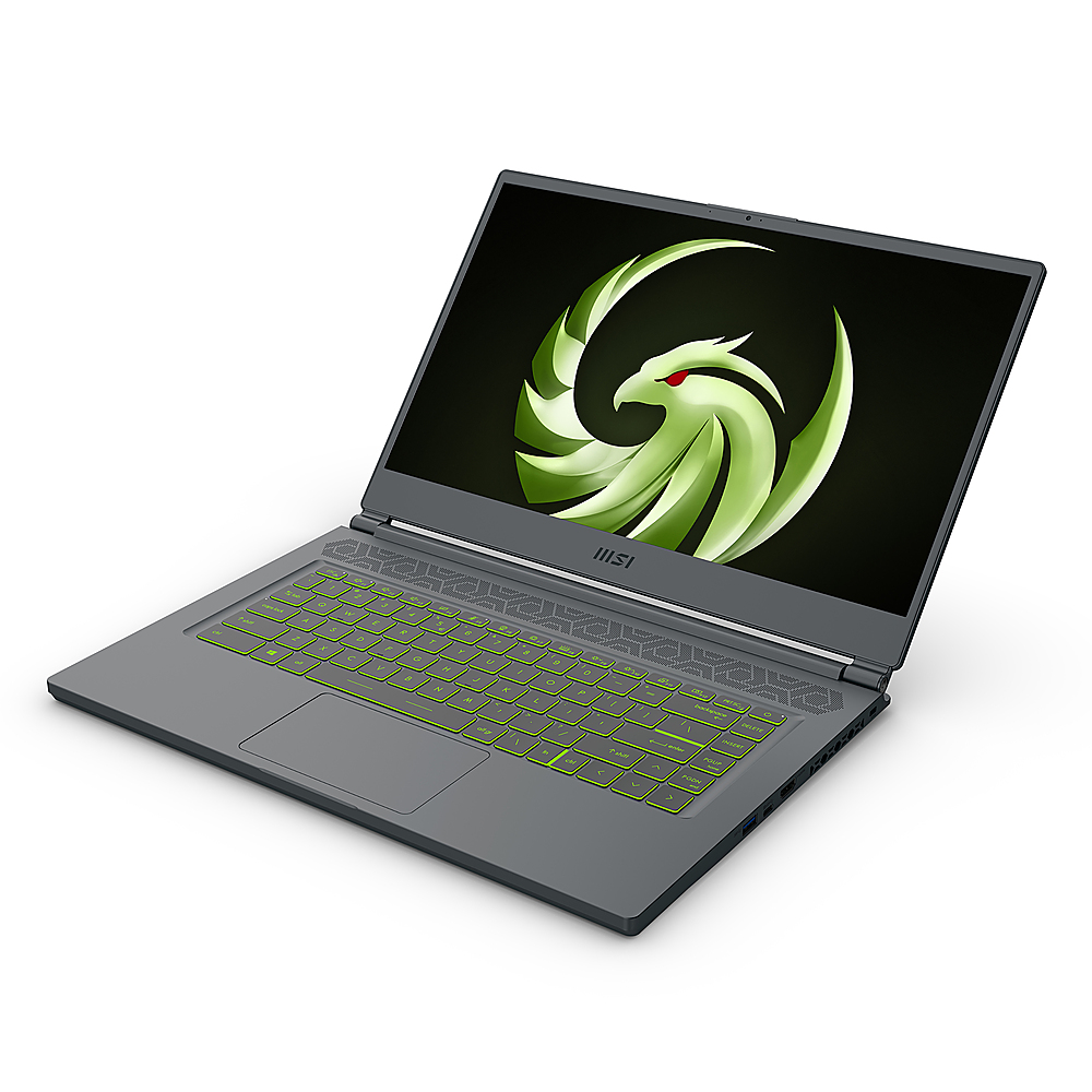 MSI - Delta 15.6" Gaming Laptop - AMD Ryzen 7 - 16GB Memory - AMD Radeon RX6700M - 1TB SSD - Carbon Gray