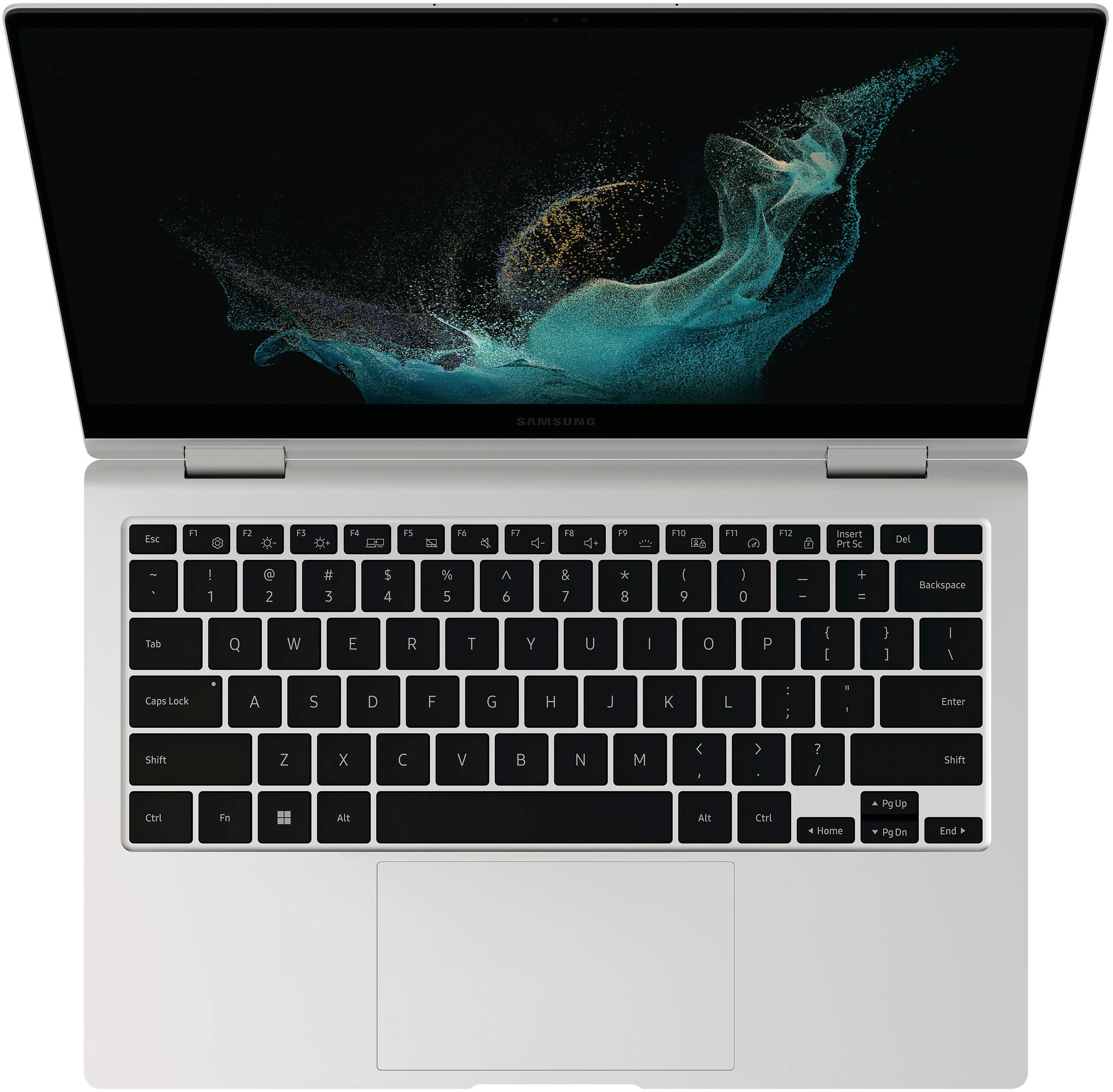 Samsung - Galaxy Book2 Pro 360 2-in-1 13.3” AMOLED Touch Screen Laptop– Intel 12th Gen Evo Core i7 – 16GB DDR5 Memory – 512 GB SSD - Silver