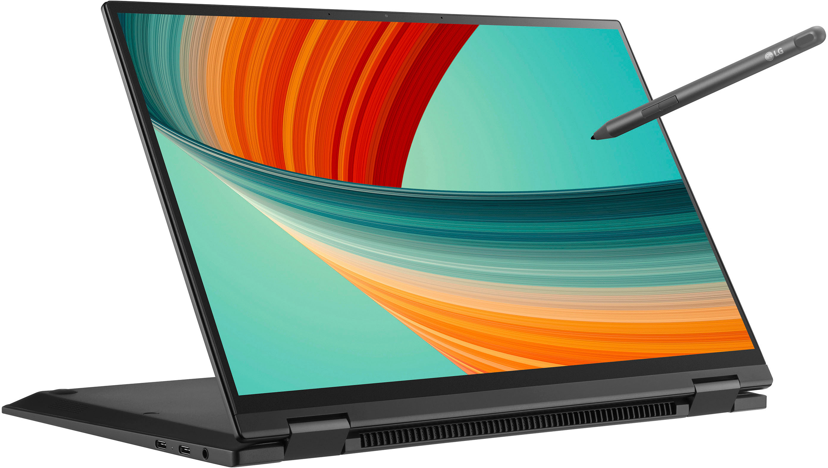 LG - gram 2-in-1 14” Laptop - Intel Evo Platform 13th Gen Intel Core i7 with 16GB RAM - 1TB NVMe SSD