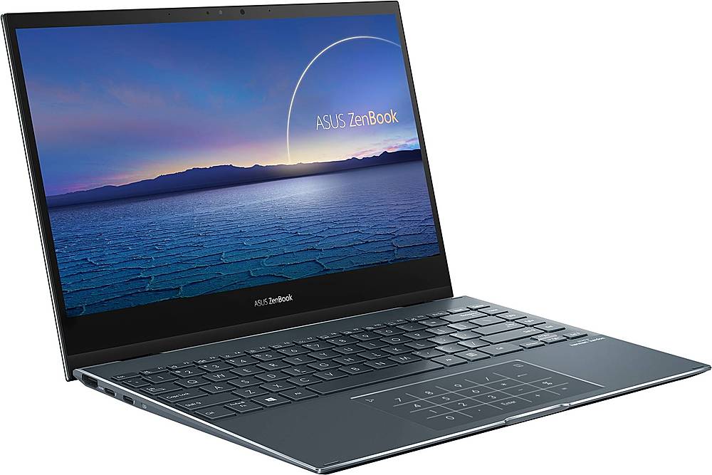 ASUS - ZenBook Flip 2-in-1 13.3" Touch-Screen Laptop - Intel Core i7 - 16GB Memory - 512GB SSD - Pine Gray