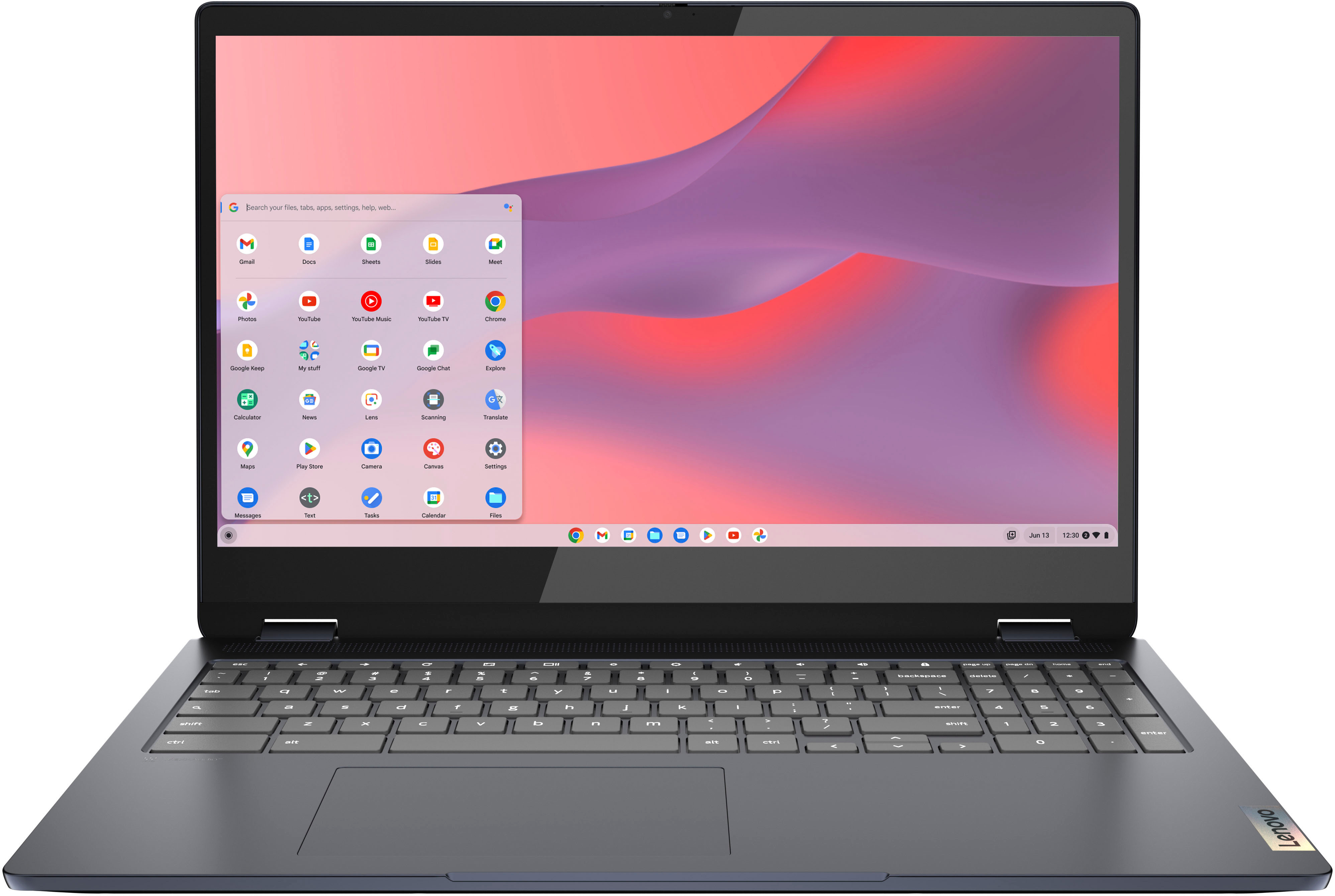 Lenovo - Flex 3i Chromebook 15.6" FHD Touch-Screen Laptop - Celeron N4500 - 4GB Memory - 64GB eMMC - Abyss Blue