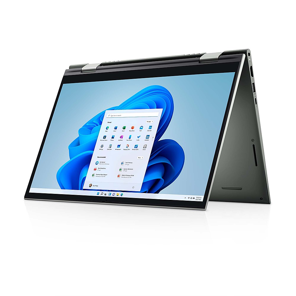 Dell - Inspiron 7415 14" FHD 2-in-1 Touch-Screen Laptop - AMD Ryzen 5 - 8GB Memory - AMD Radeon UMA - 256GB SSD - Green