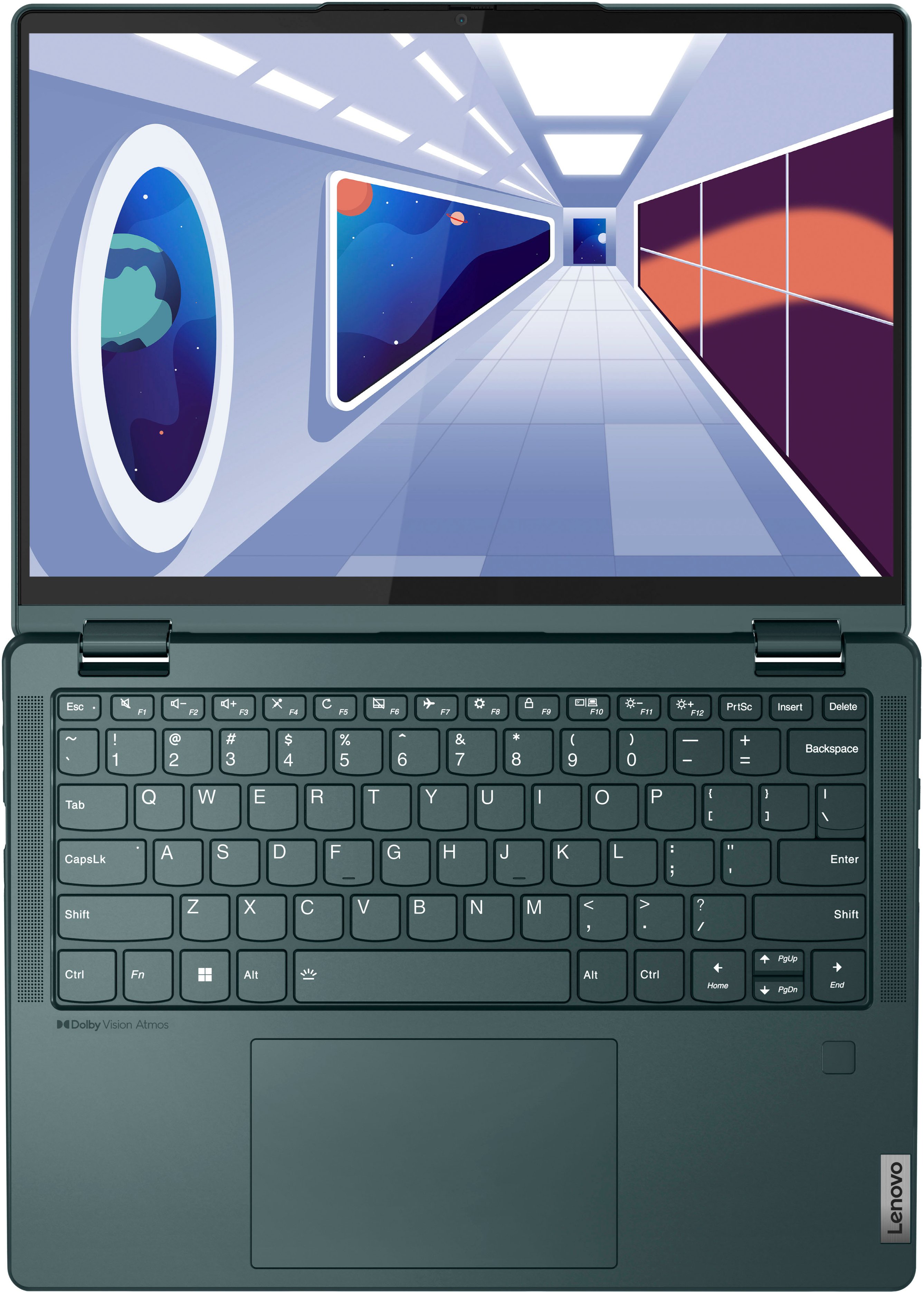 Lenovo - Yoga 6 2-in-1 13.3" WUXGA (1920 x 1200) Touch Laptop -Ryzen 5 7530U with 8GB Memory - 256GB SSD - Dark Teal