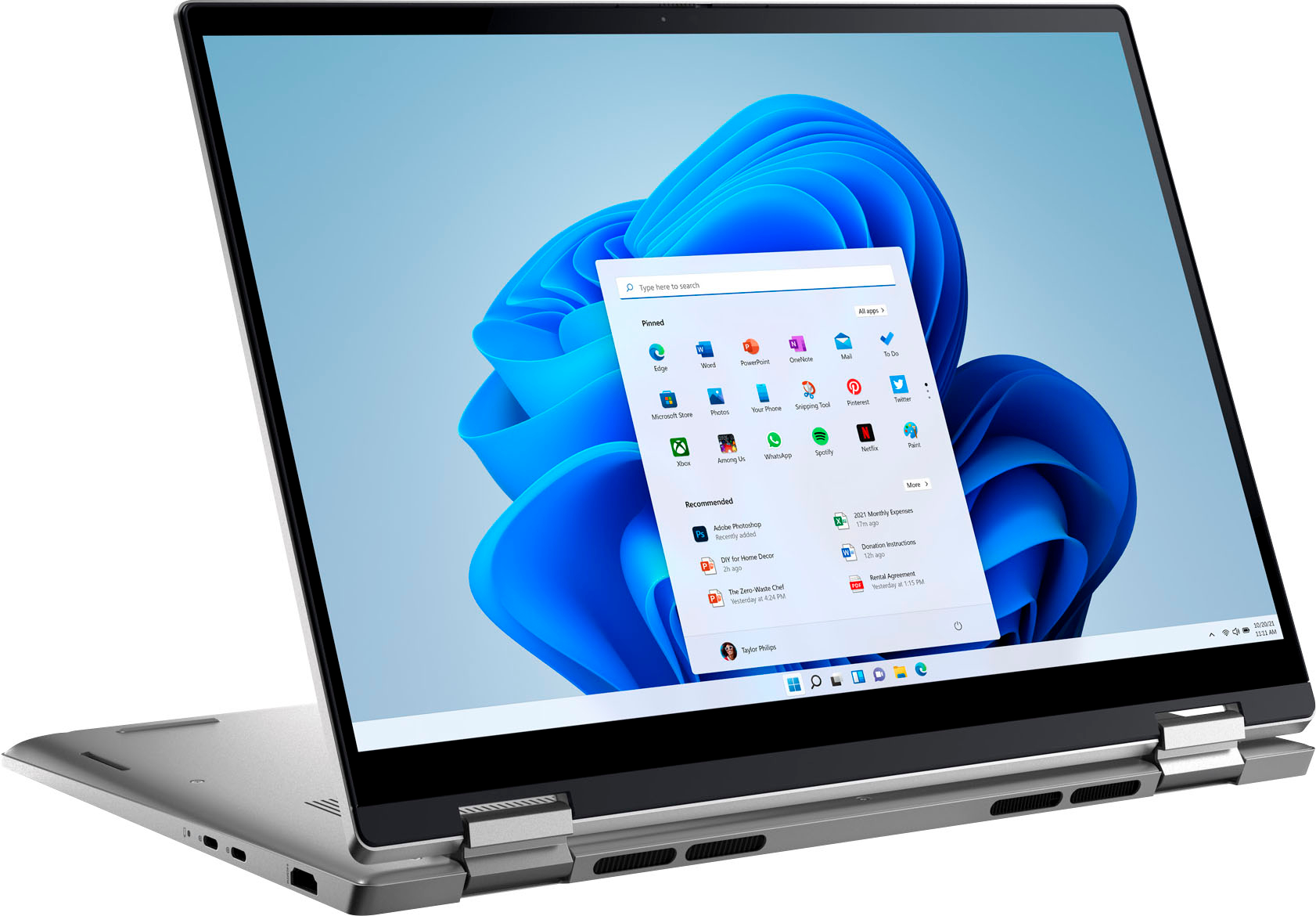 Dell - Inspiron 2-in-1 14” FHD+ Touch Laptop – 12th Gen Intel Core i7 – 16GB Memory – 512GB SSD - Platinum Silver