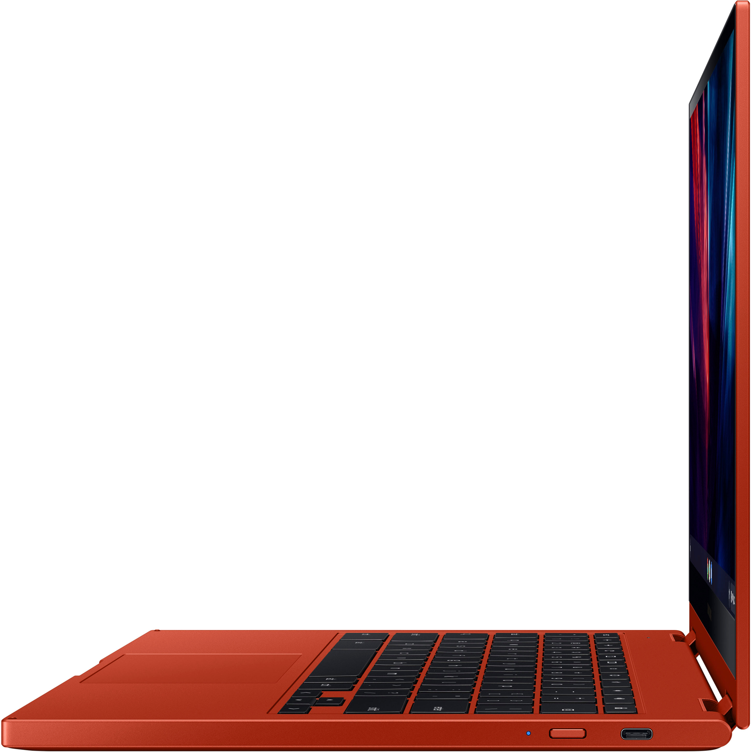 Samsung - Galaxy Chromebook 2 - 13.3" QLED Touch-Screen - Intel Celeron - 4GB Memory - 64GB eMMC - Fiesta Red