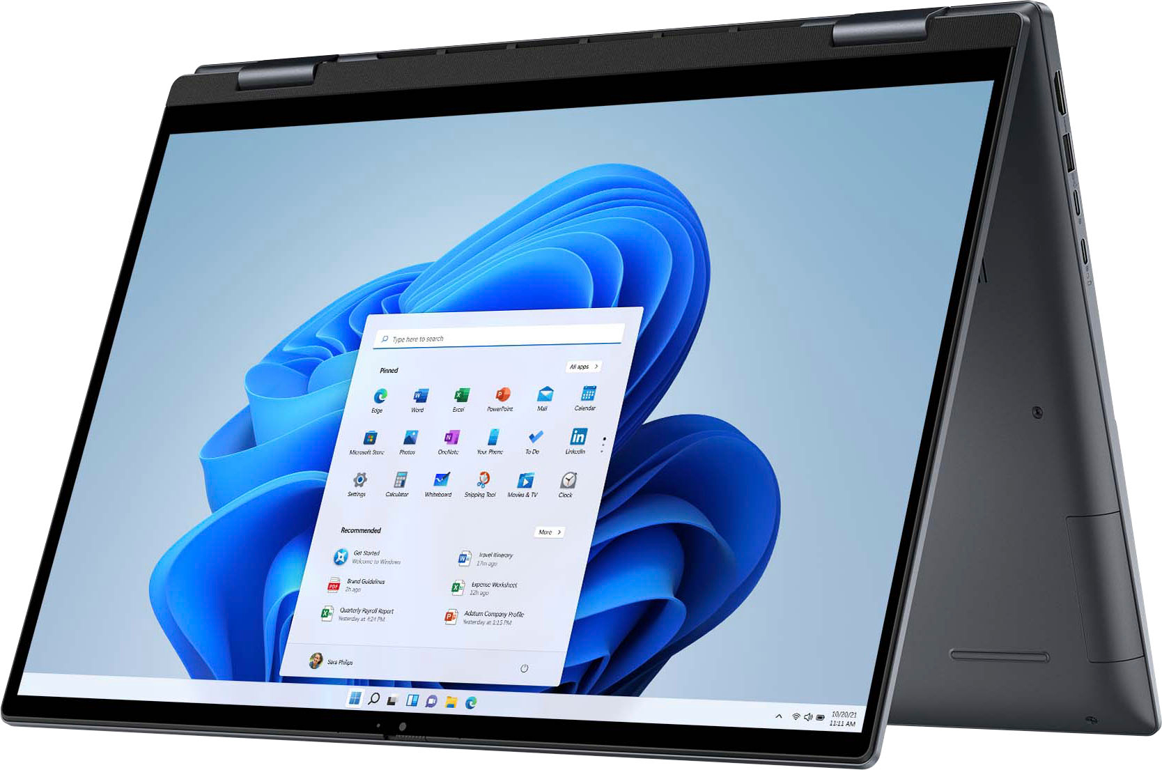 Dell - Inspiron 16.0" 2-in-1 Touch Laptop - AMD Ryzen 5 7530U - 16GB Memory - 512GB SSD - Dark River Blue