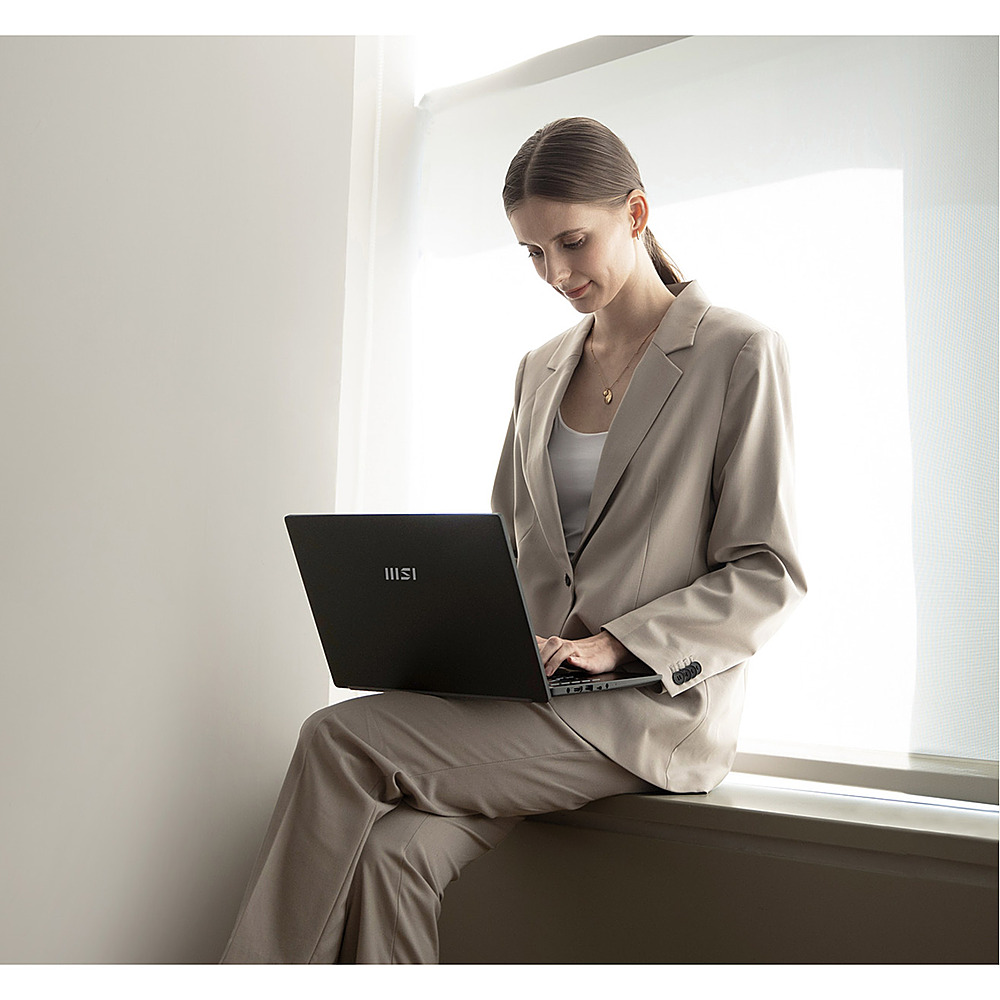 MSI - Modern 15 15.6" Laptop - AMD Ryzen 5-7530U with 16GB Memory - 1 TB SSD - Classic Black