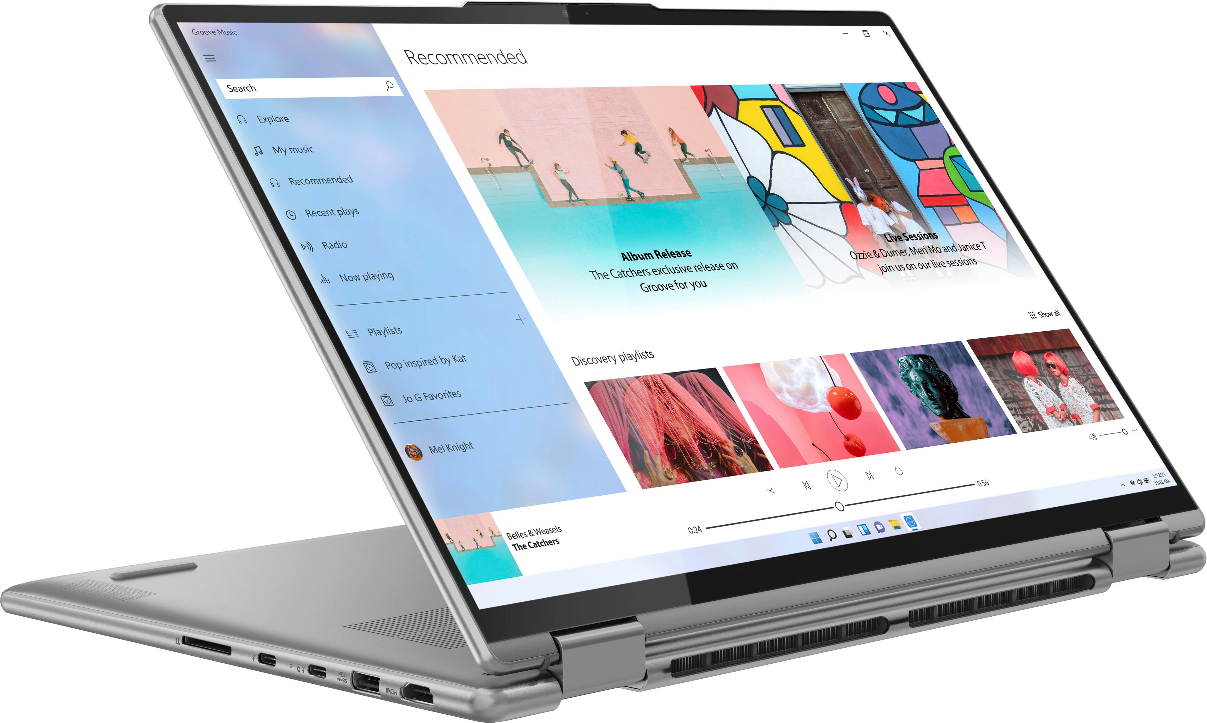 Lenovo - Yoga 7i 16" 2.5K Touch 2-in-1 Laptop - Intel Evo Platform - Core i7-12700H - 32GB Memory - Intel Arc A370M - 1TB SSD - Arctic Grey