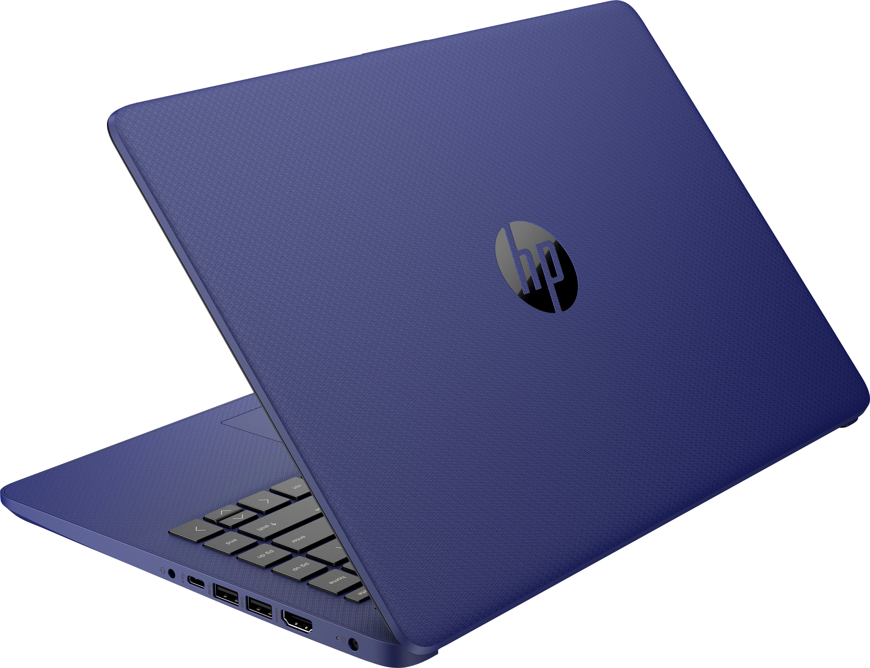HP - 14" Laptop - Intel Celeron - 4GB Memory - 64GB eMMC - Indigo Blue