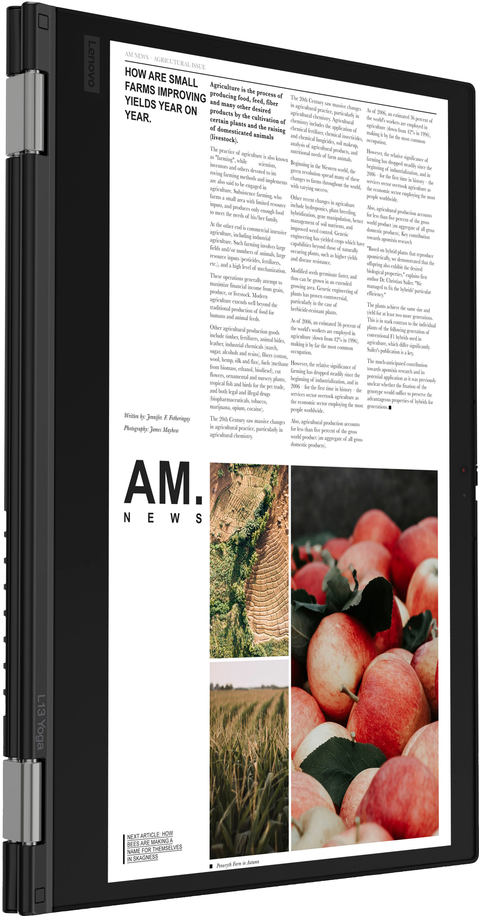 Lenovo - ThinkPad L13 Yoga Gen 2 2-in-1 13.3" FHD (1920 x 1080) Touch Laptop - Ryzen 5 Pro 5650U - 8GB Memory - 512GB SSD - Black